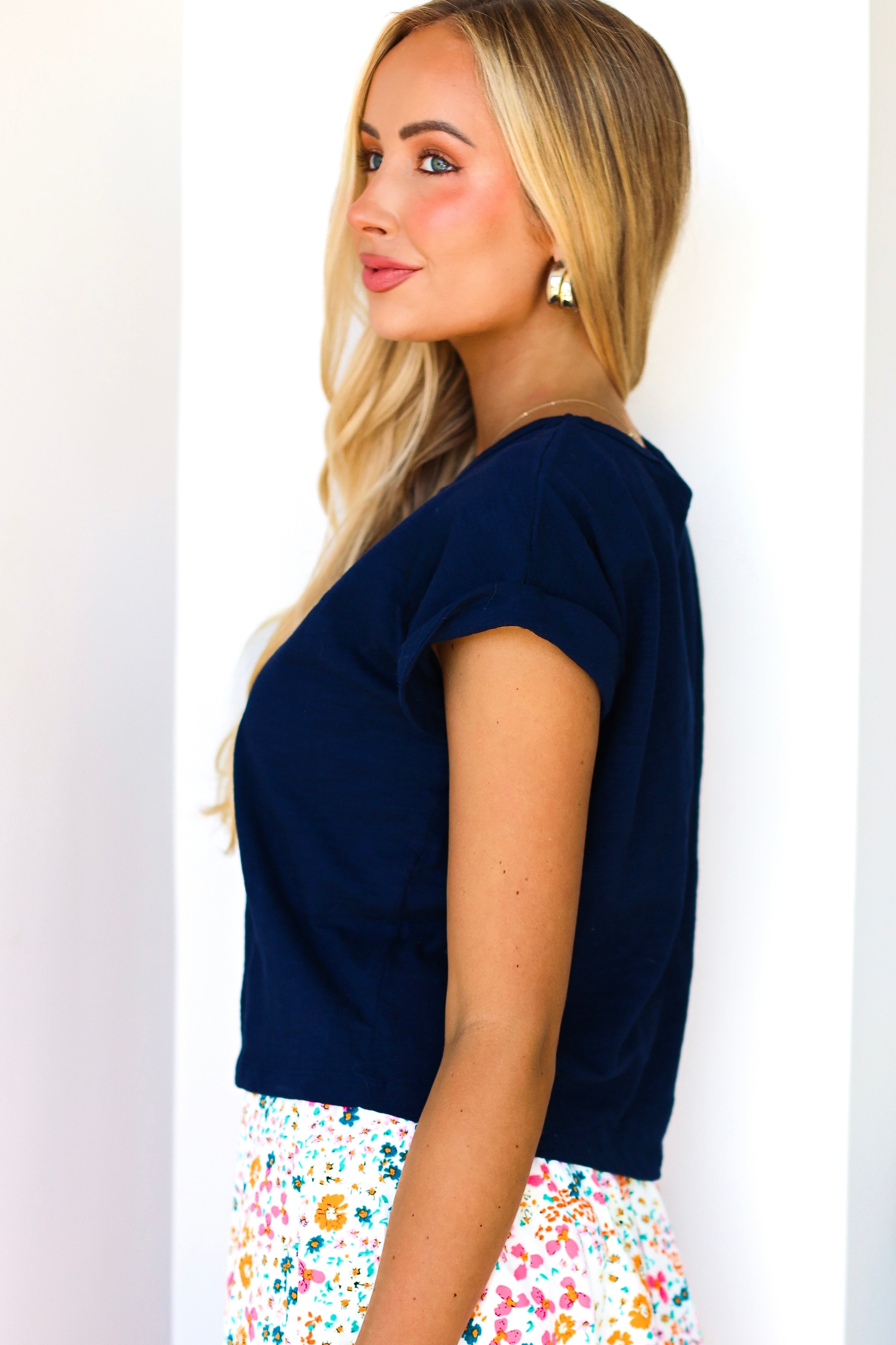 Blue Skies Await Slub Tee