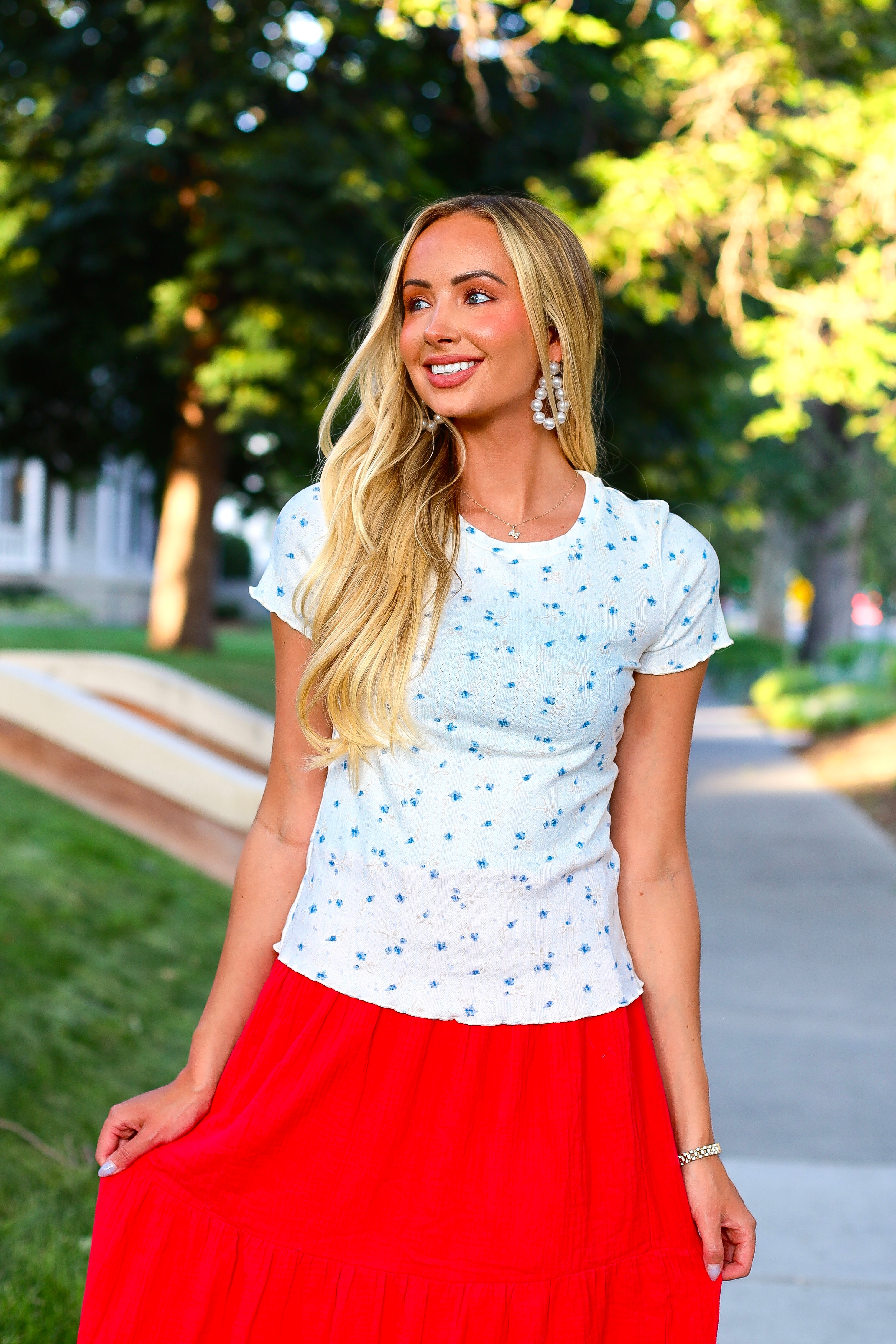 Never Forgotten Pointelle Top