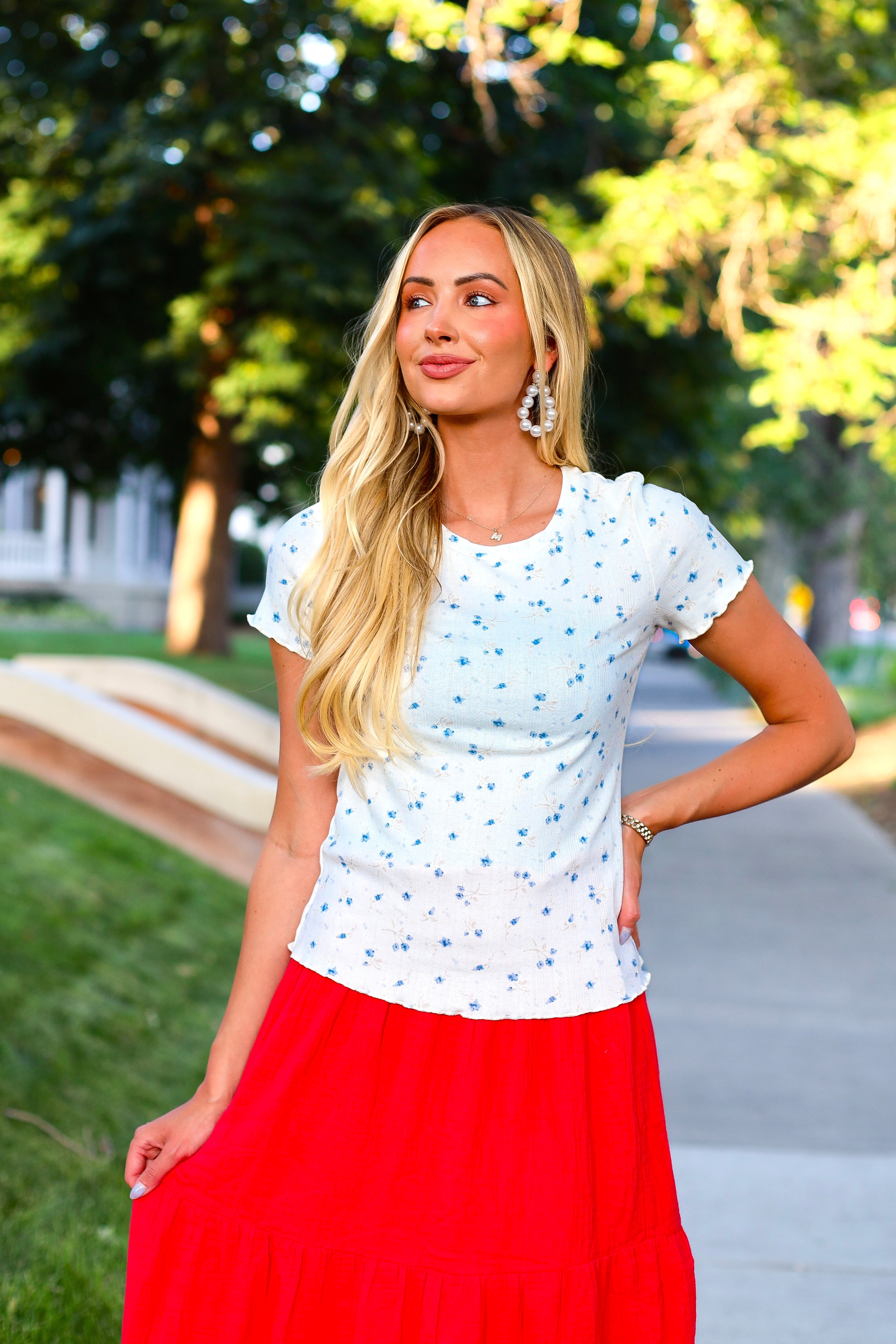 Never Forgotten Pointelle Top