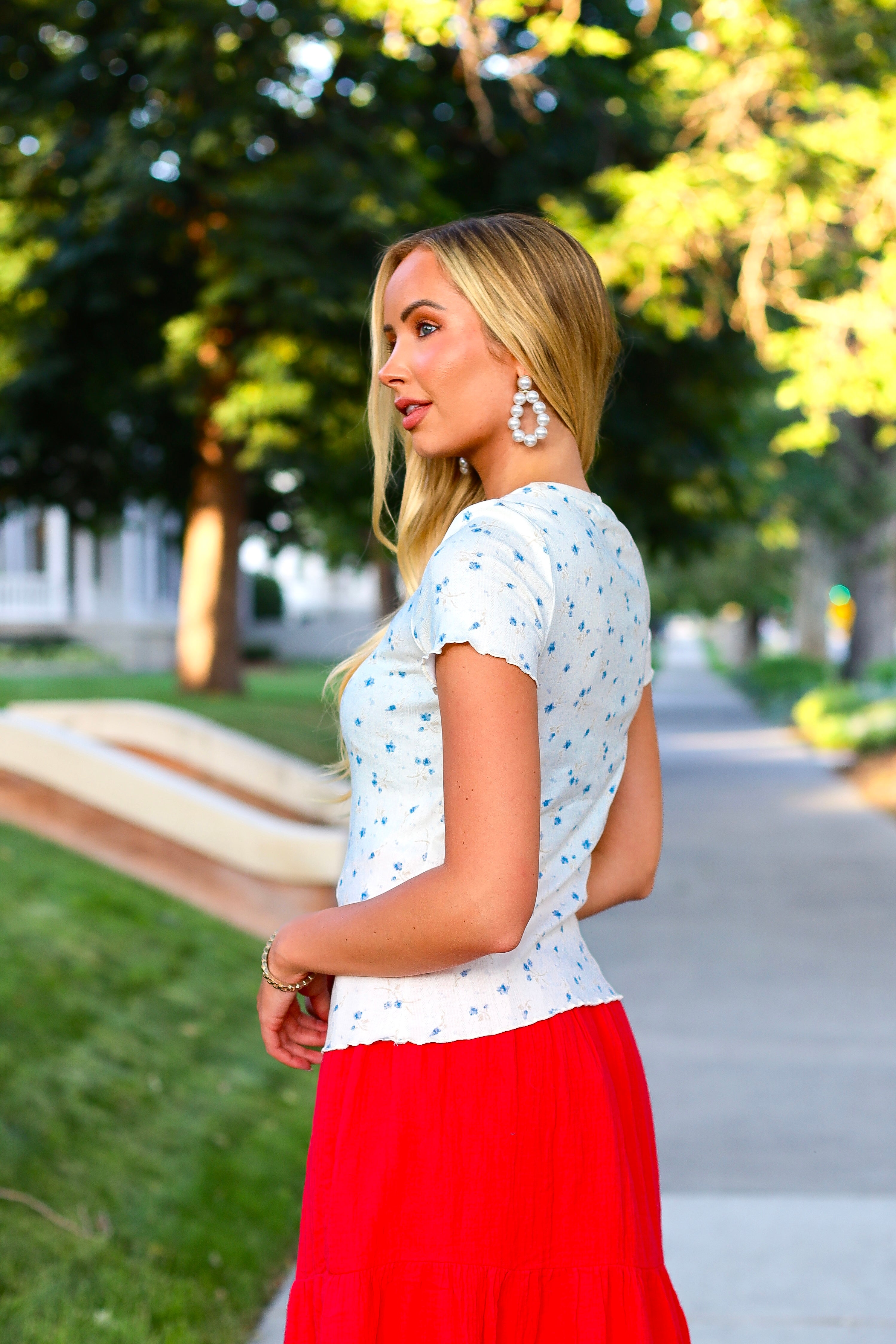 Never Forgotten Pointelle Top