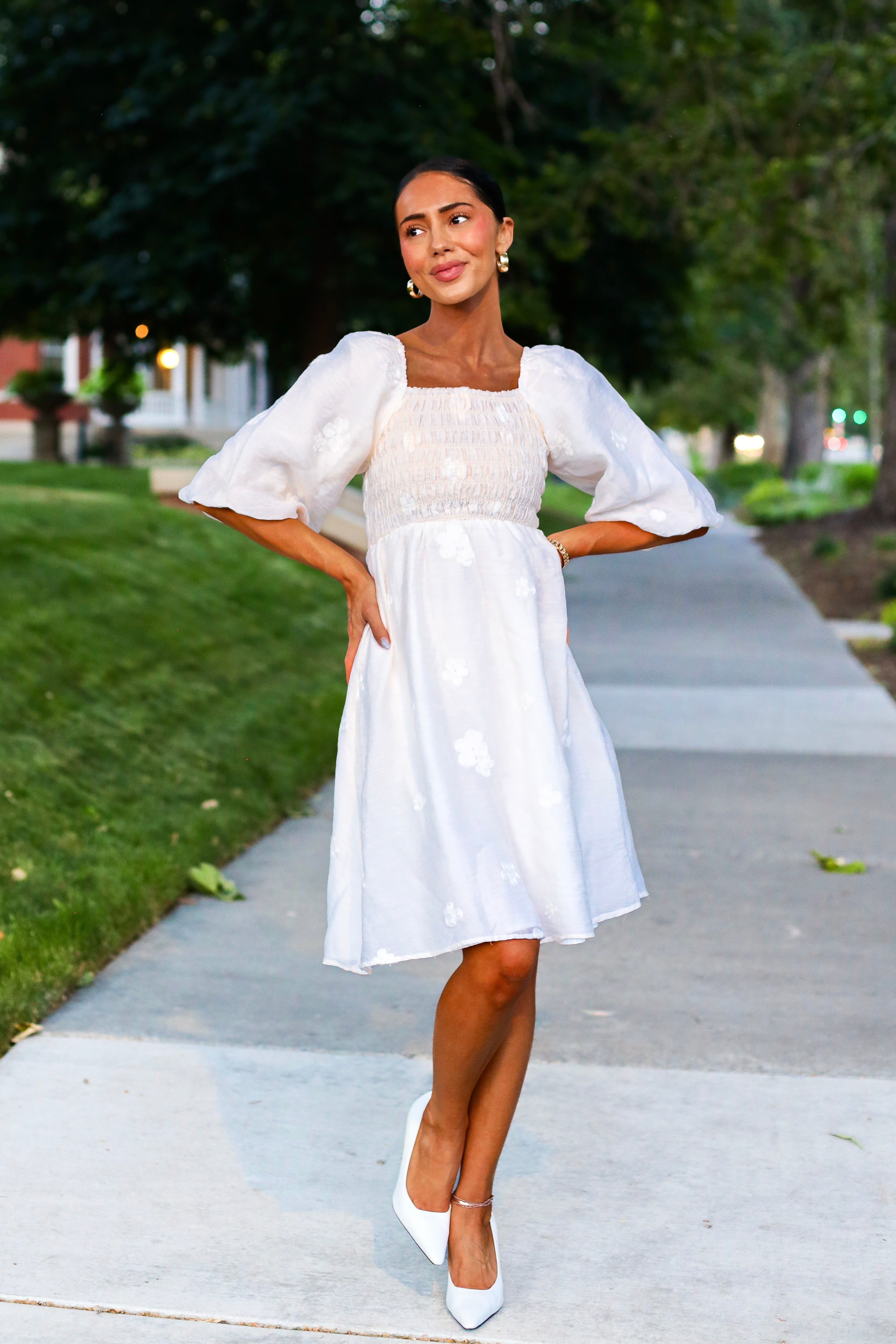 The Micha Modest Cotton Dress