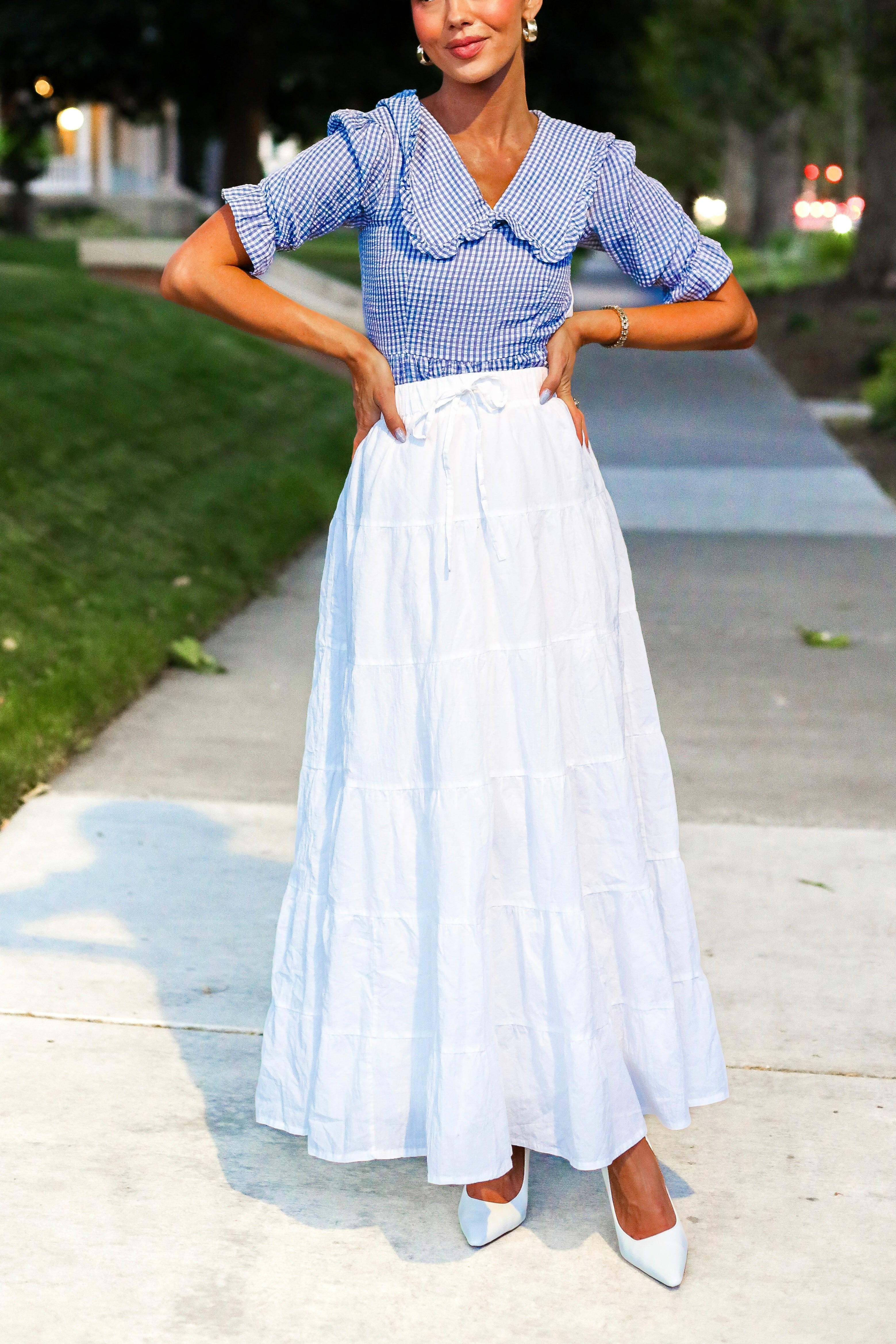 Peter Pan Collared Blouse