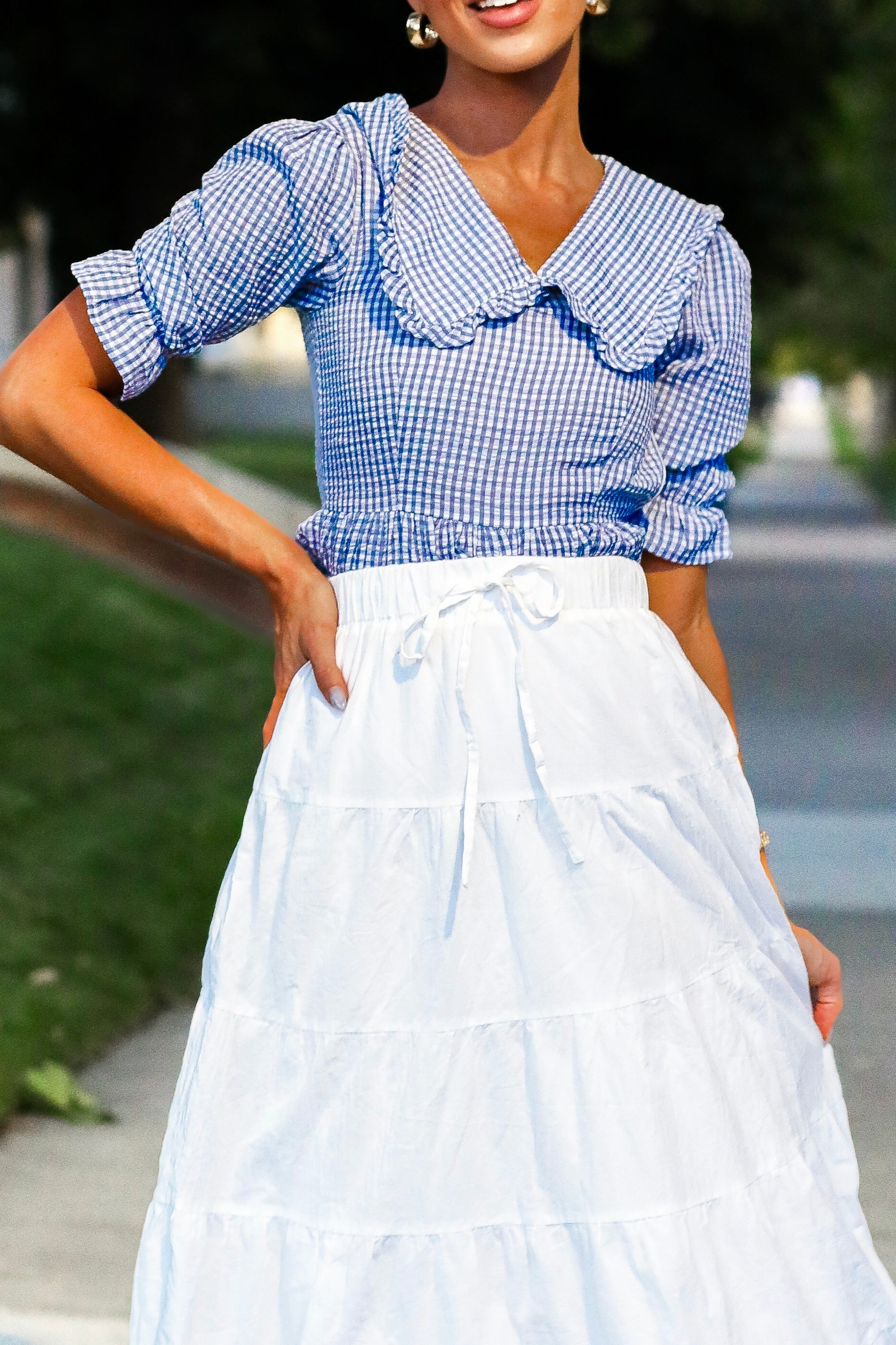 Peter Pan Collared Blouse