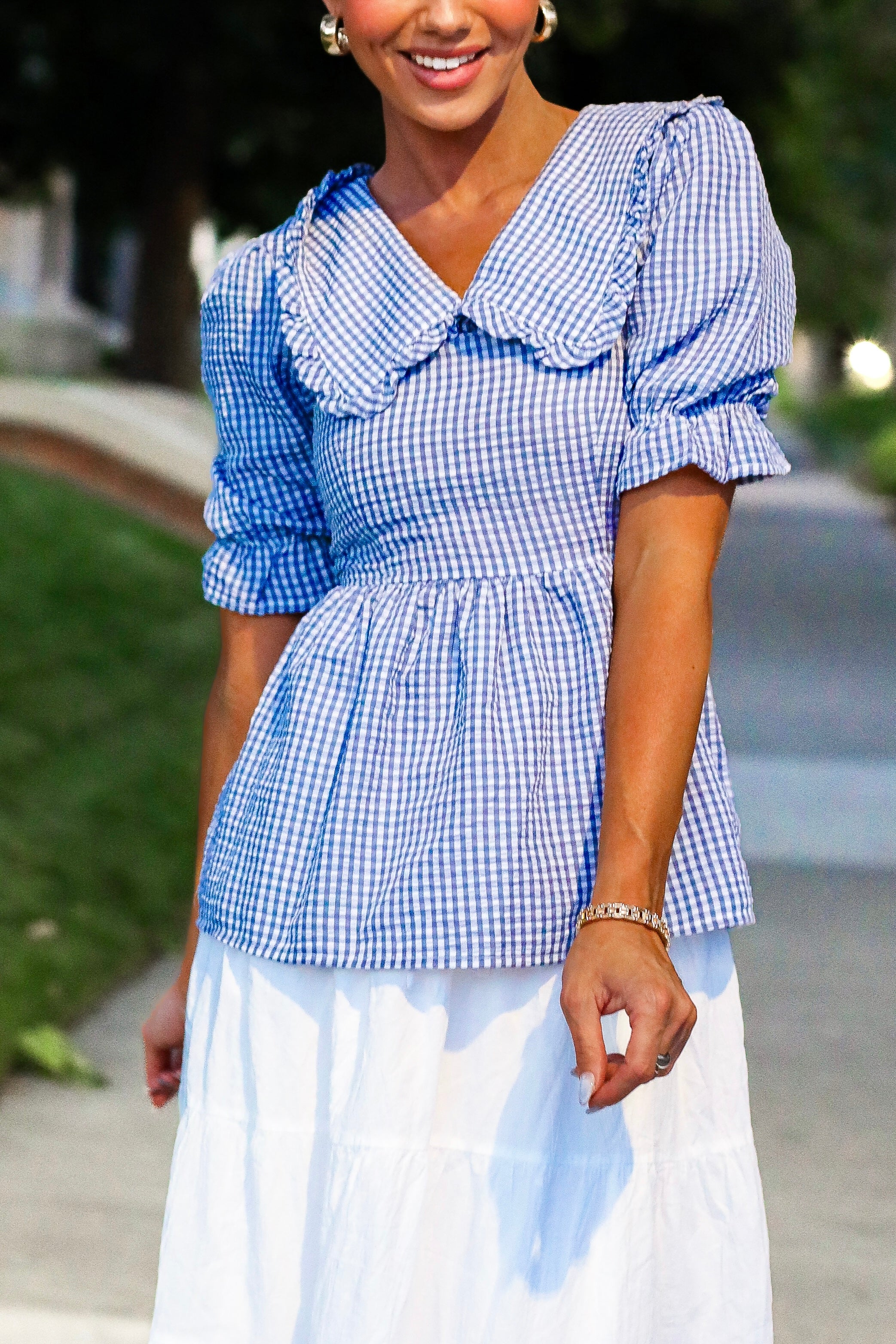 Peter Pan Collared Blouse