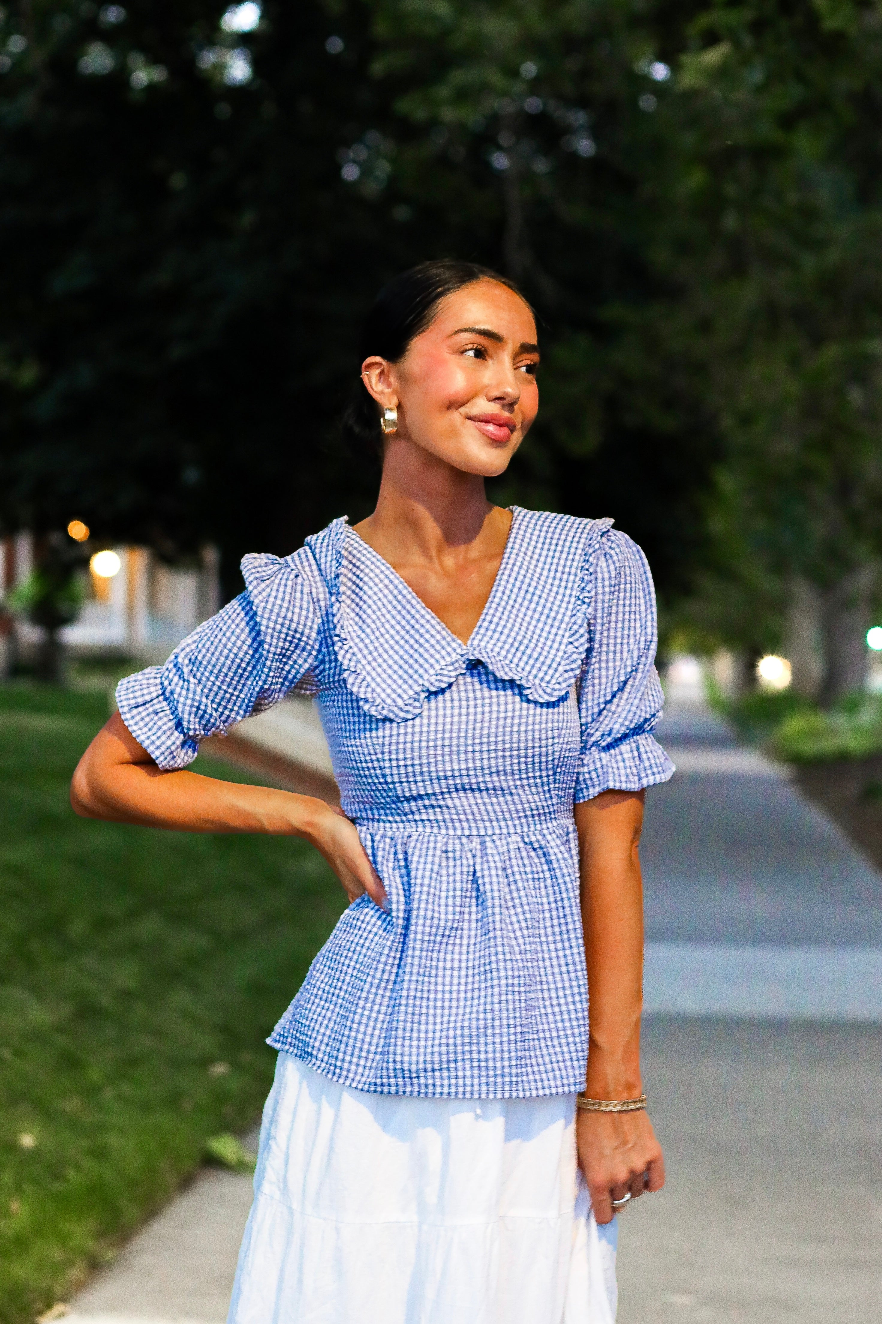 Peter Pan Collared Blouse