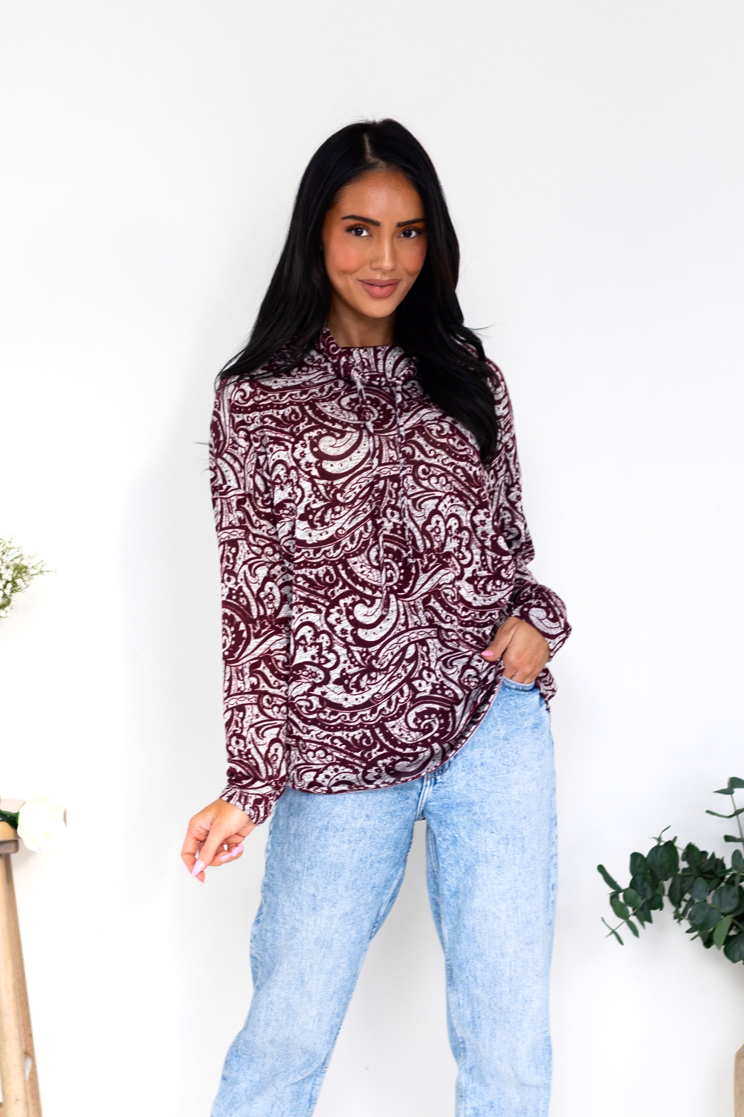 Making Matches Cowl Neck Top