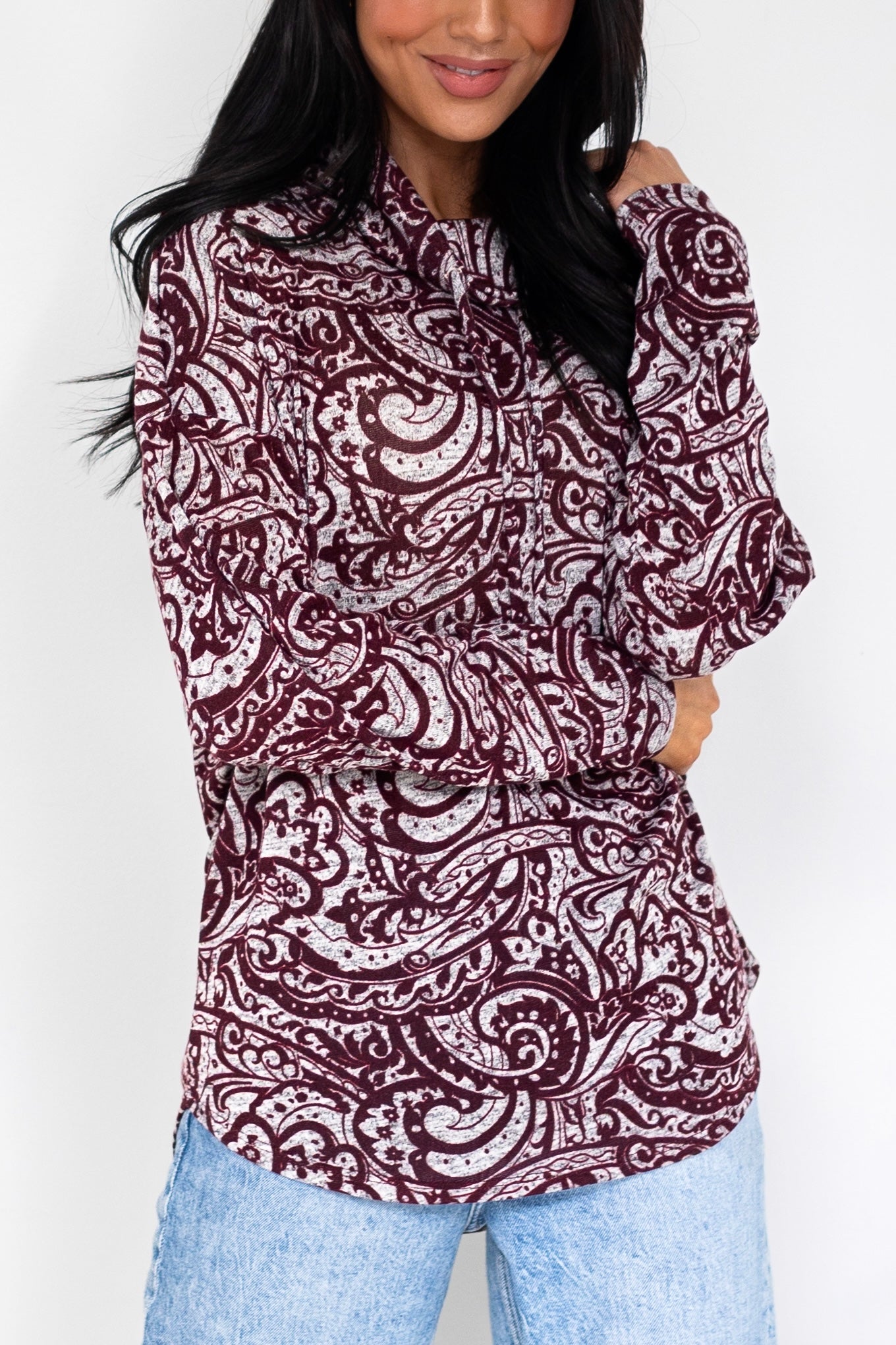 Making Matches Cowl Neck Top