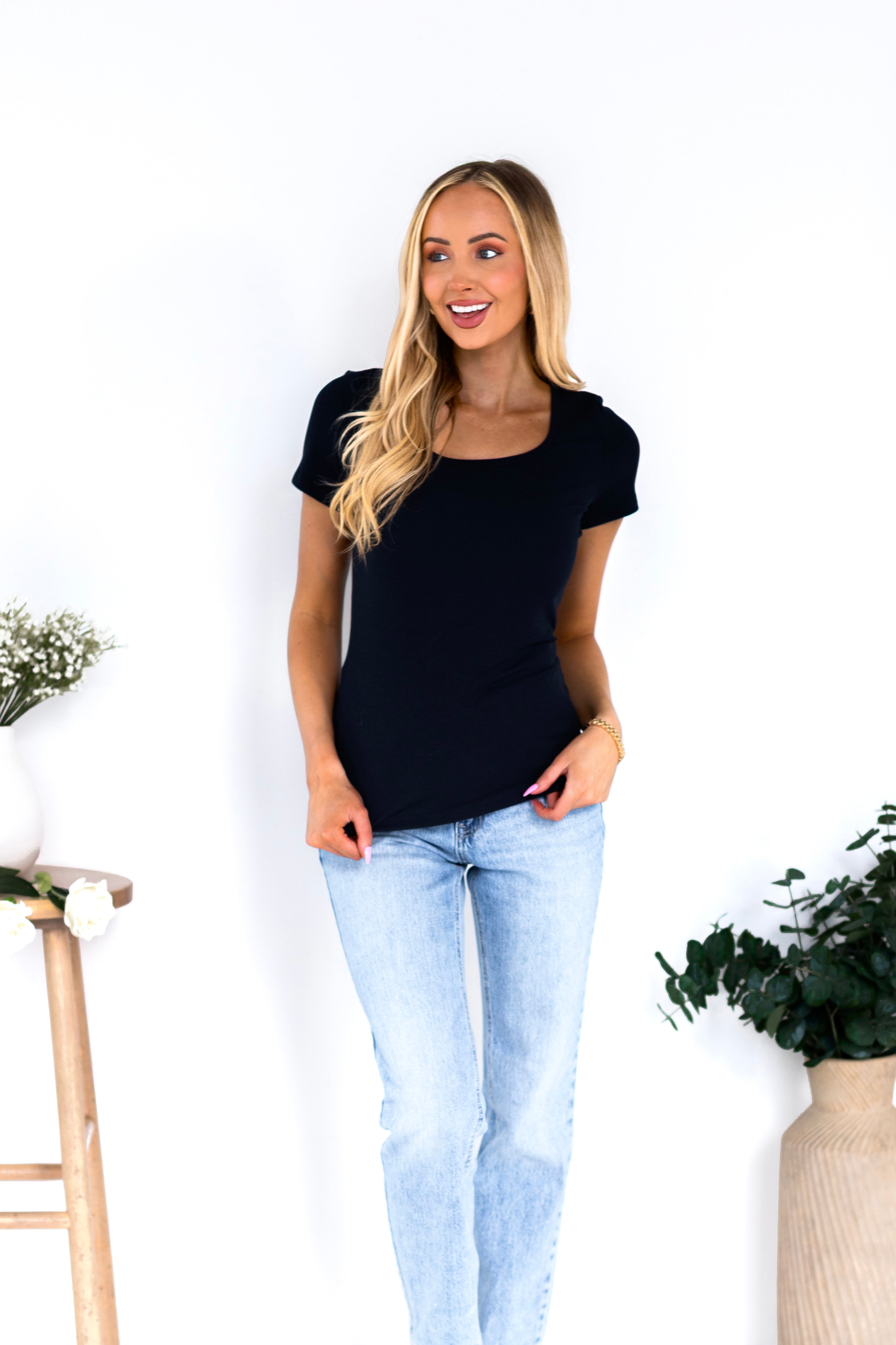 Ever So Charming Scoop Neck Top