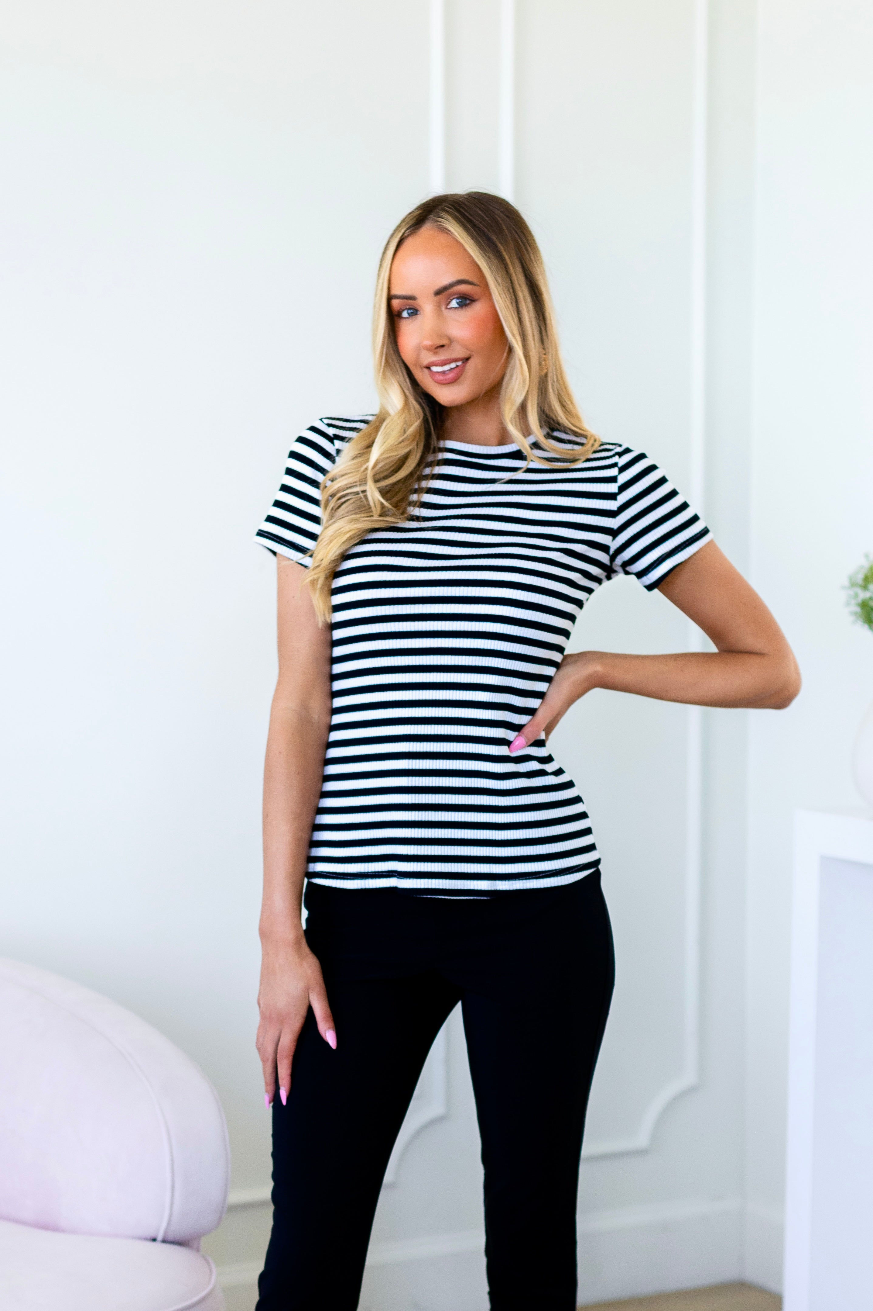 Ever So Grateful Ribbed Tee