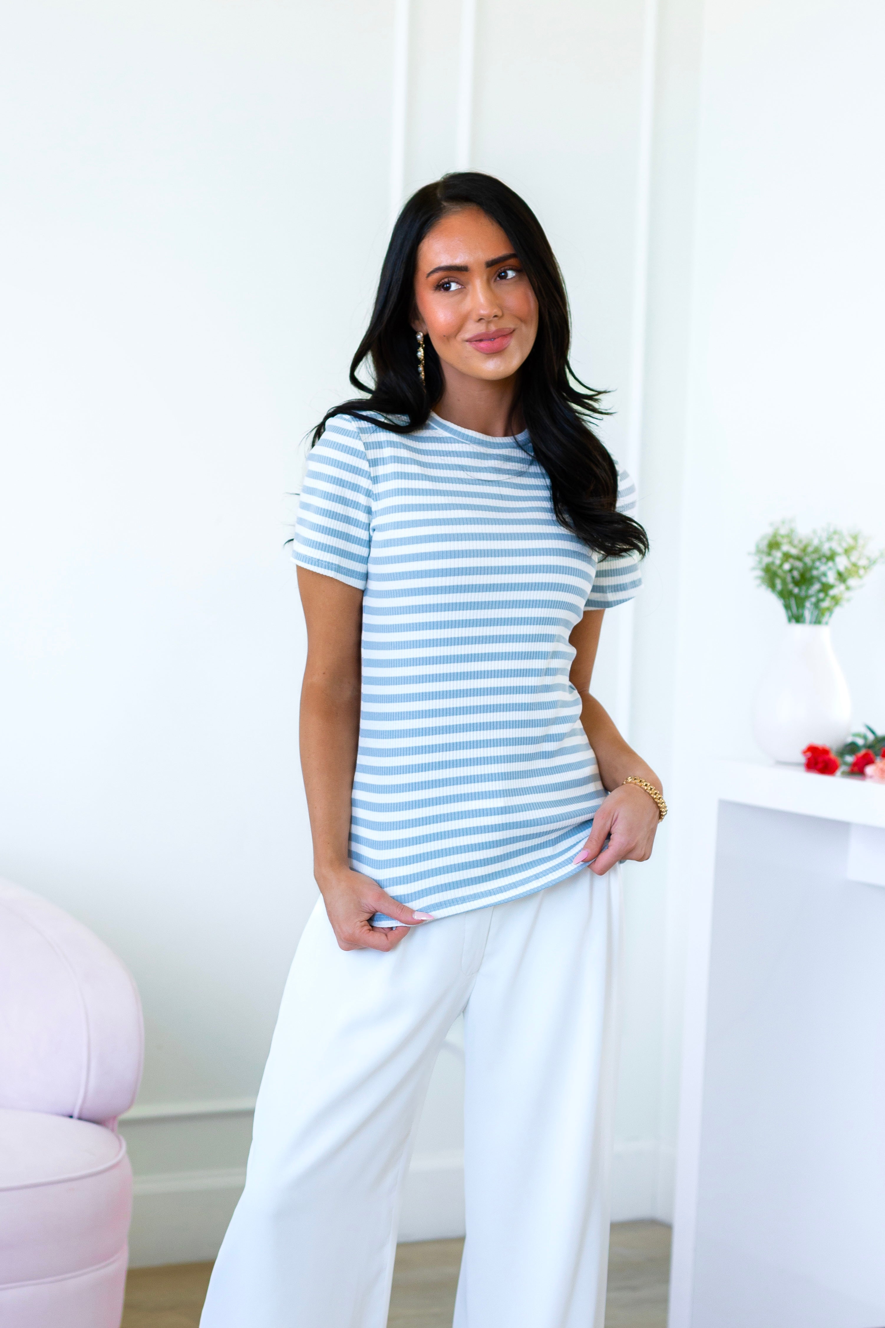 Ever So Grateful Ribbed Tee