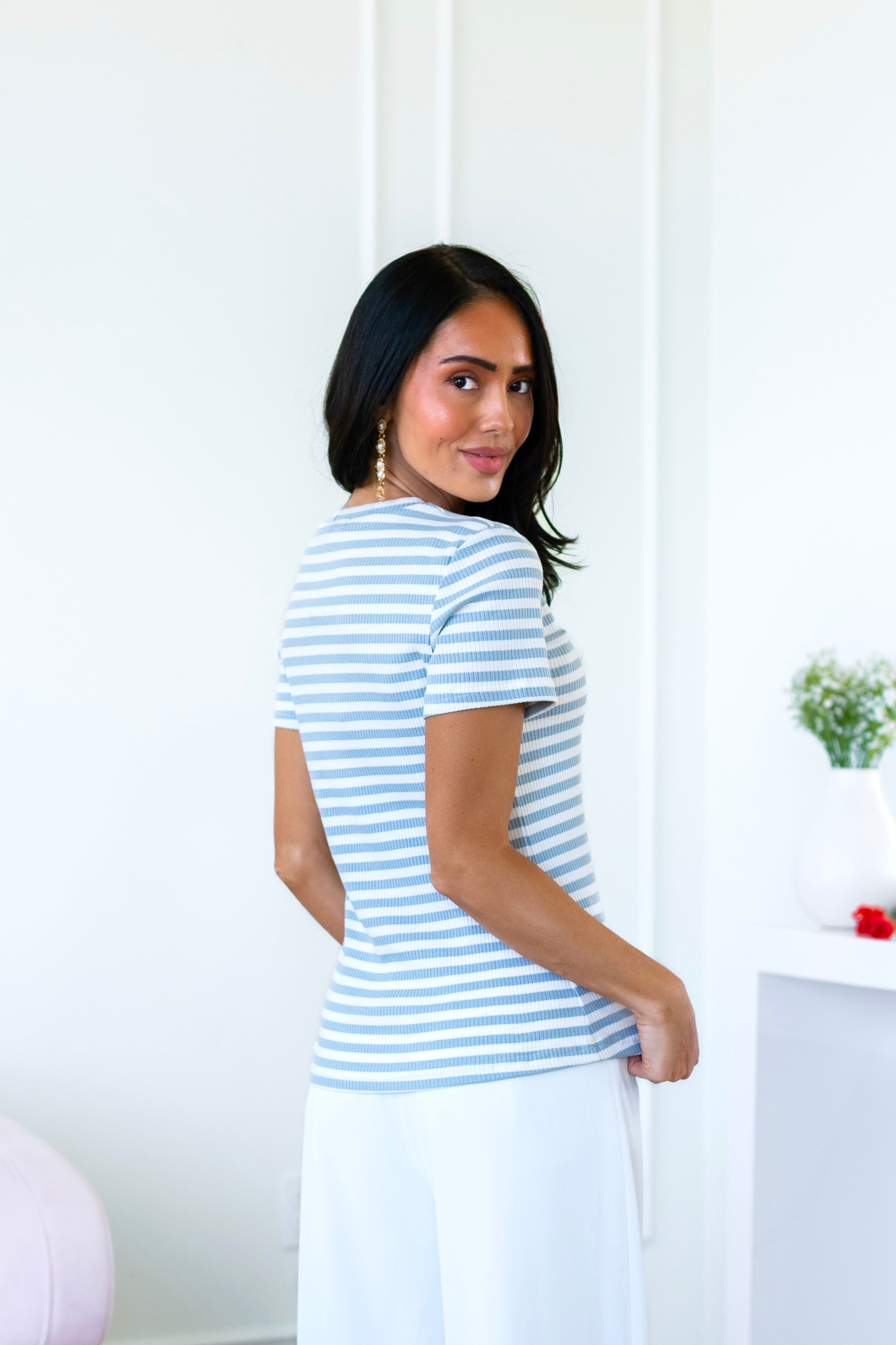 Ever So Grateful Ribbed Tee