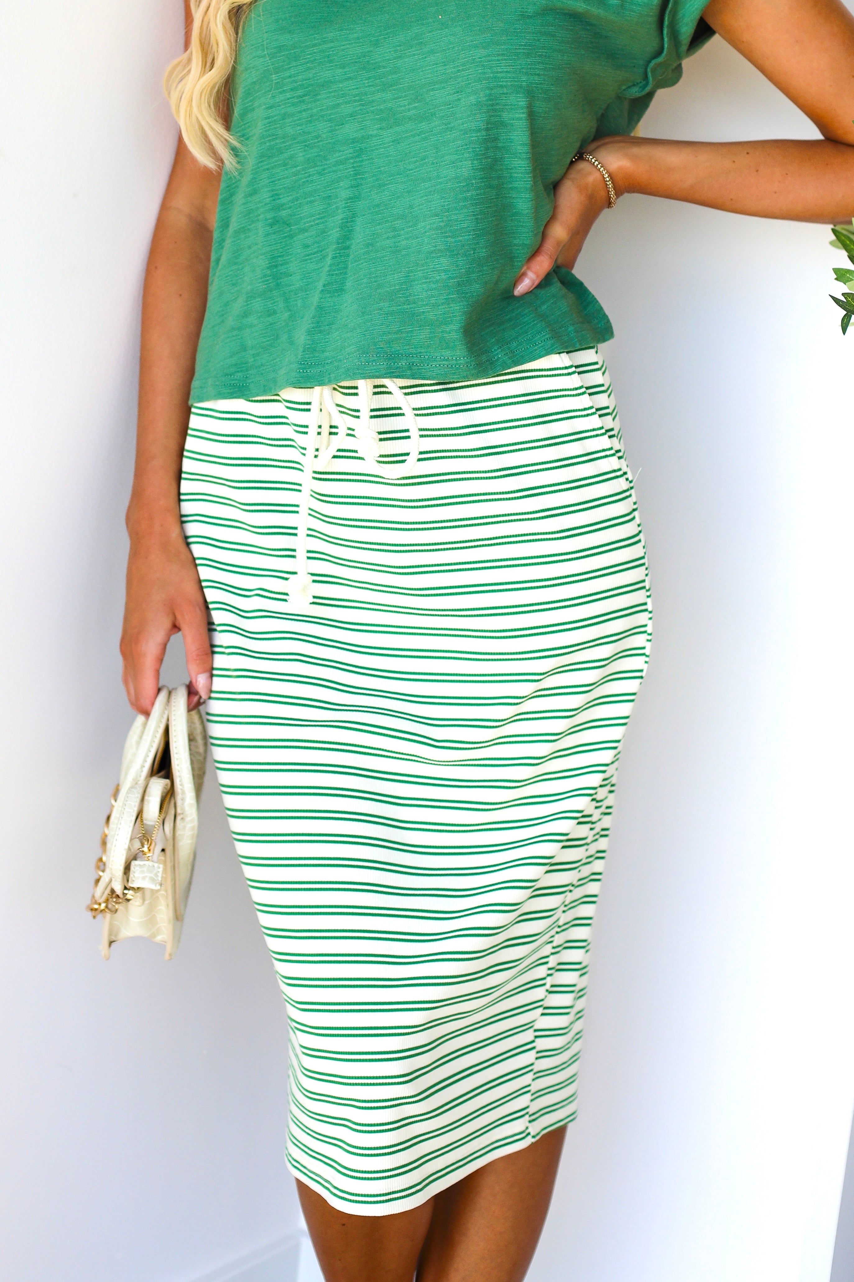 New Day Tie Waist Skirt