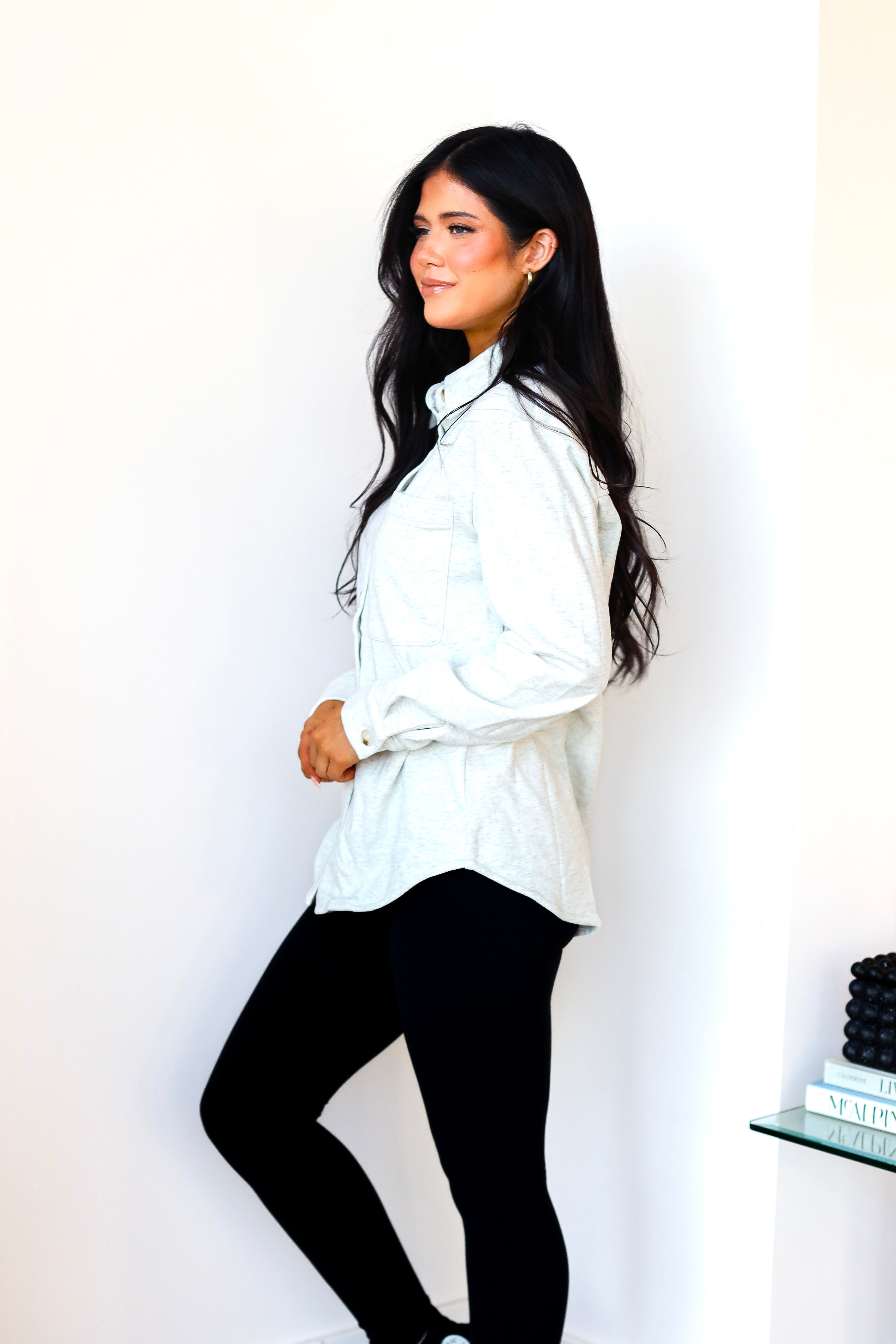 Back In Action Button Down Shacket