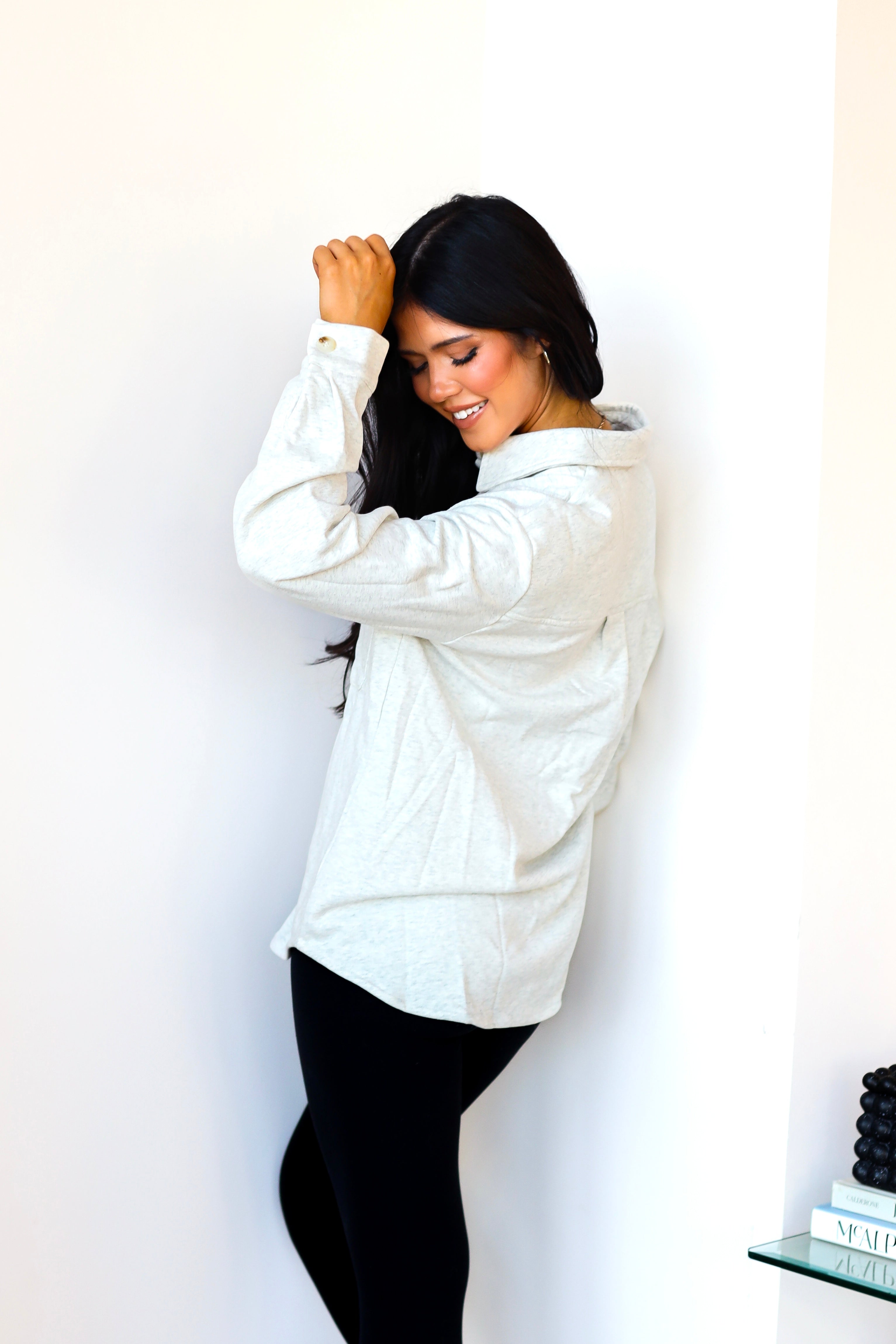 Back In Action Button Down Shacket