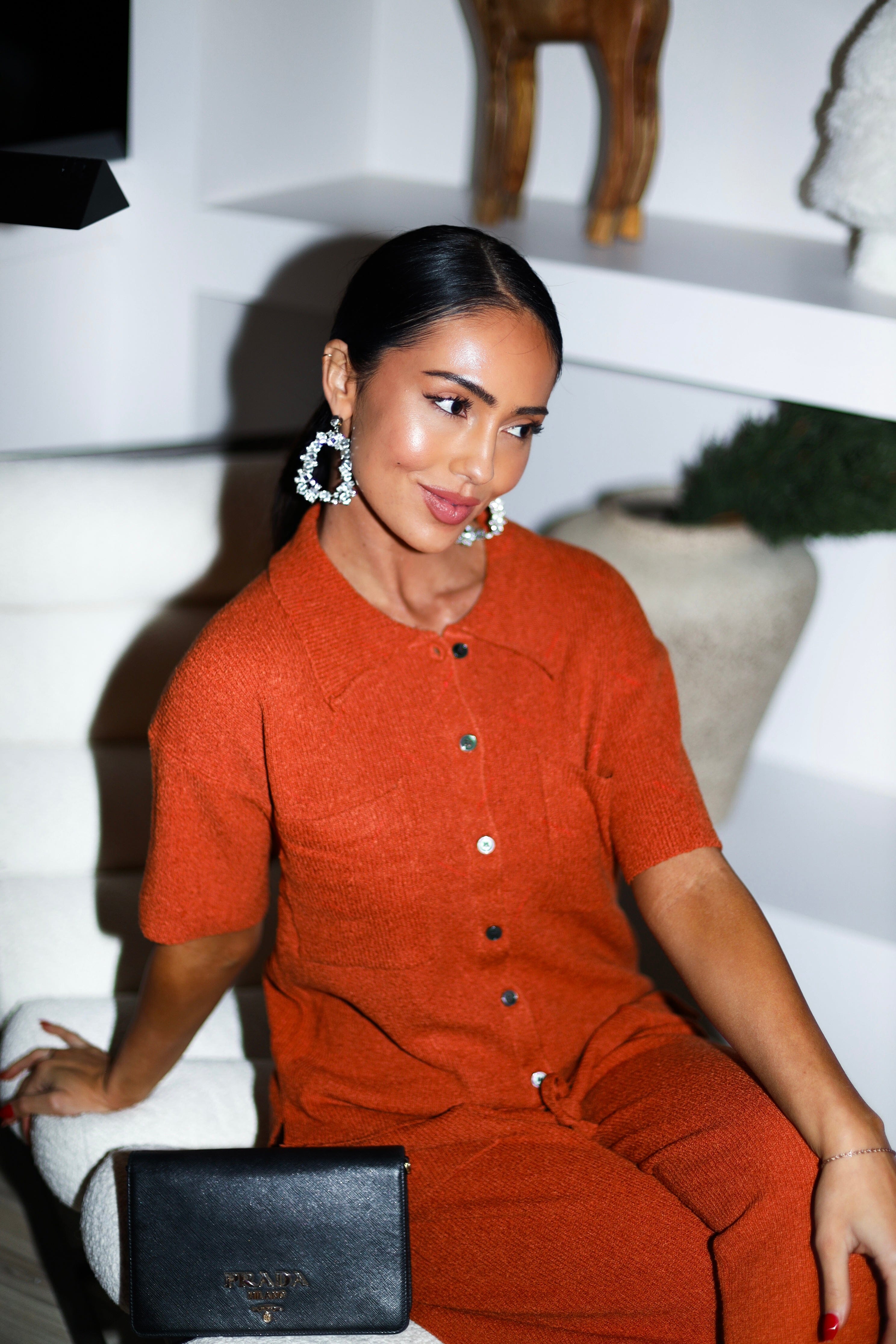 Cheerful All Around Sweater Tops vendor-unknown 