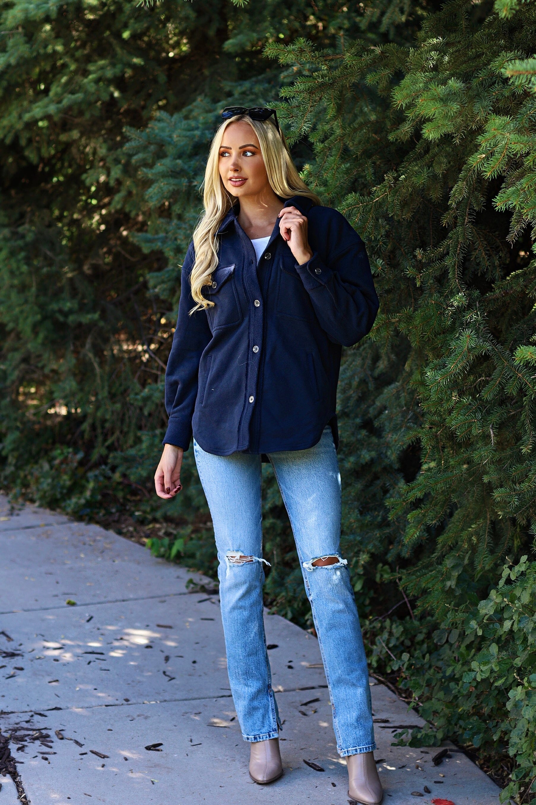 Wonderful Soul Cozy Shacket Modest Dresses vendor-unknown 