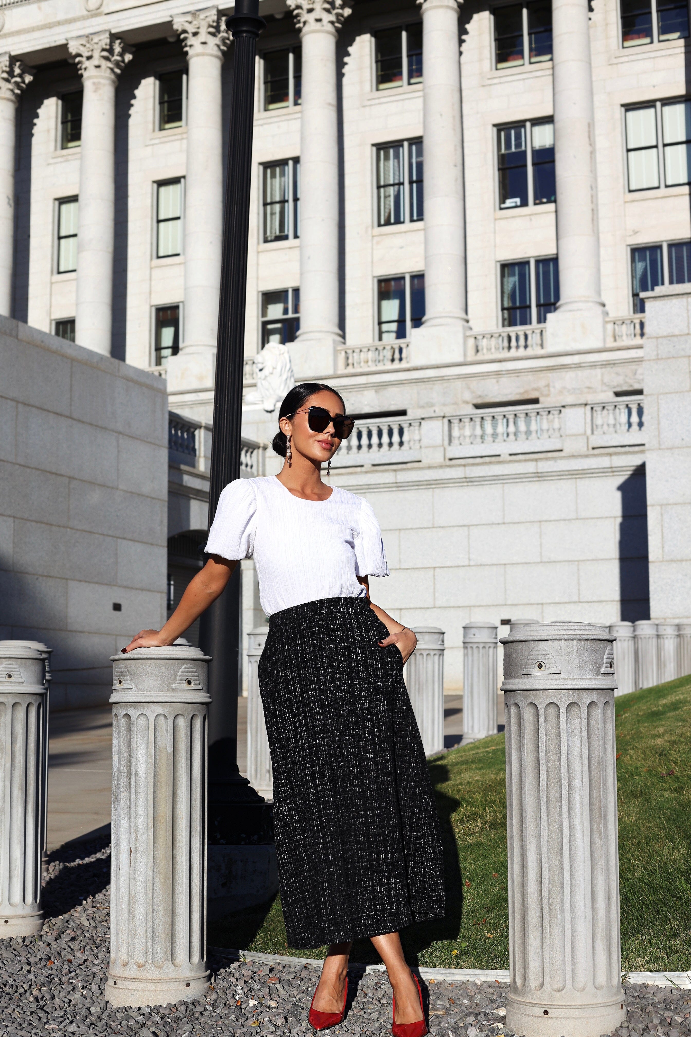 Steal My Heart A-Line Skirt Modest Dresses vendor-unknown 