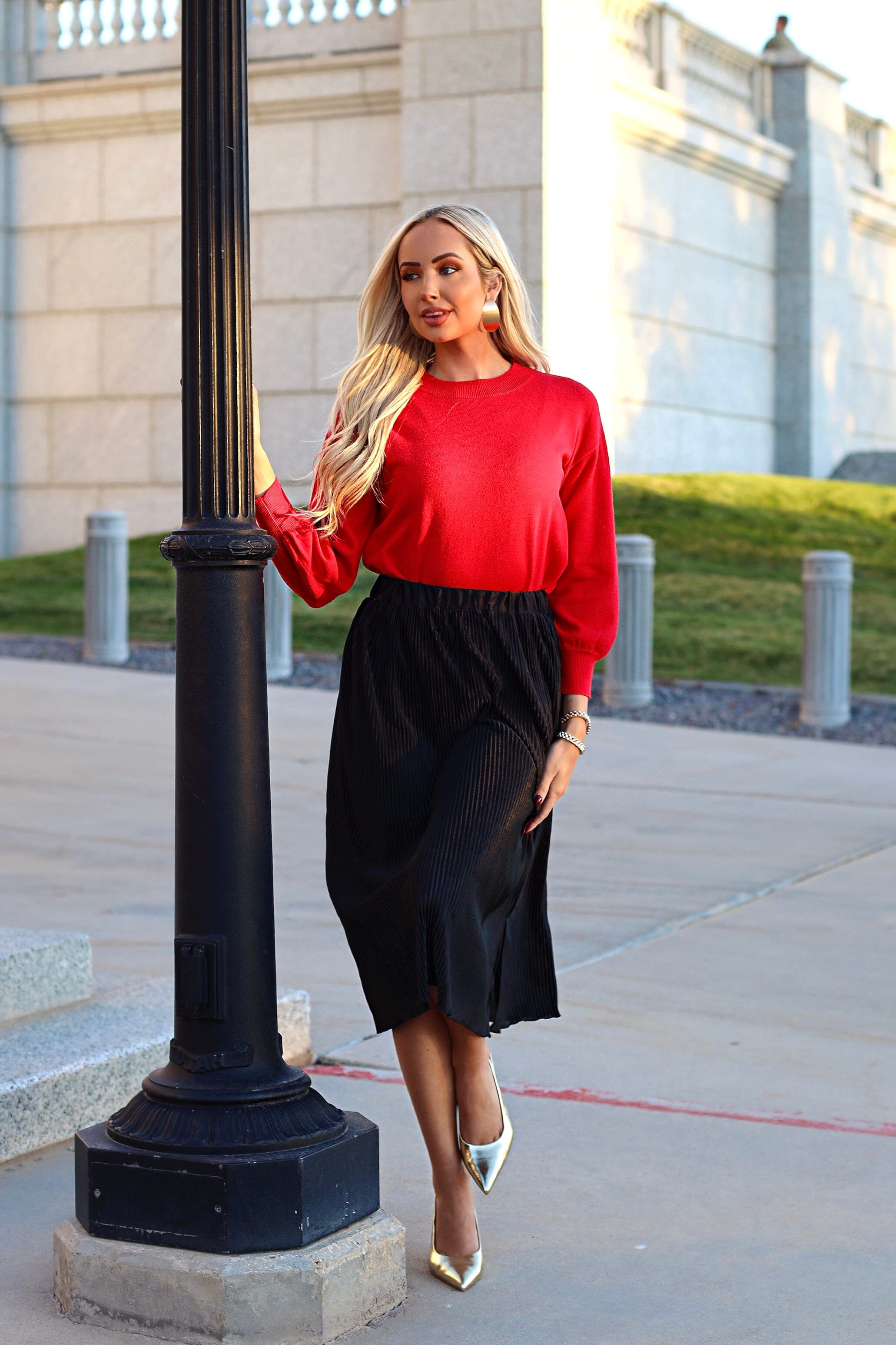 Chill Time Slouchy Sweater Tops vendor-unknown 