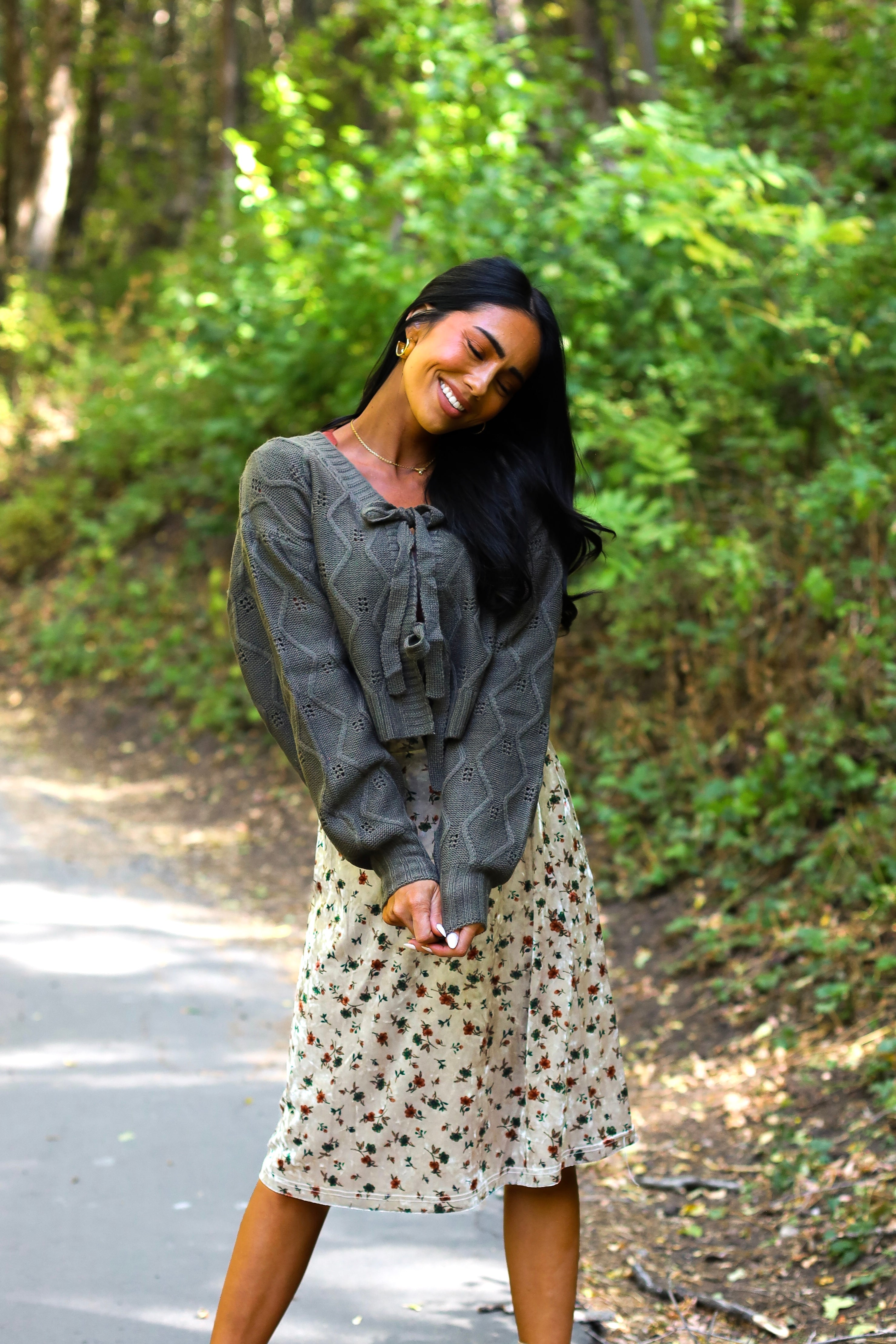 Lasting Love Tie Front Cardigan