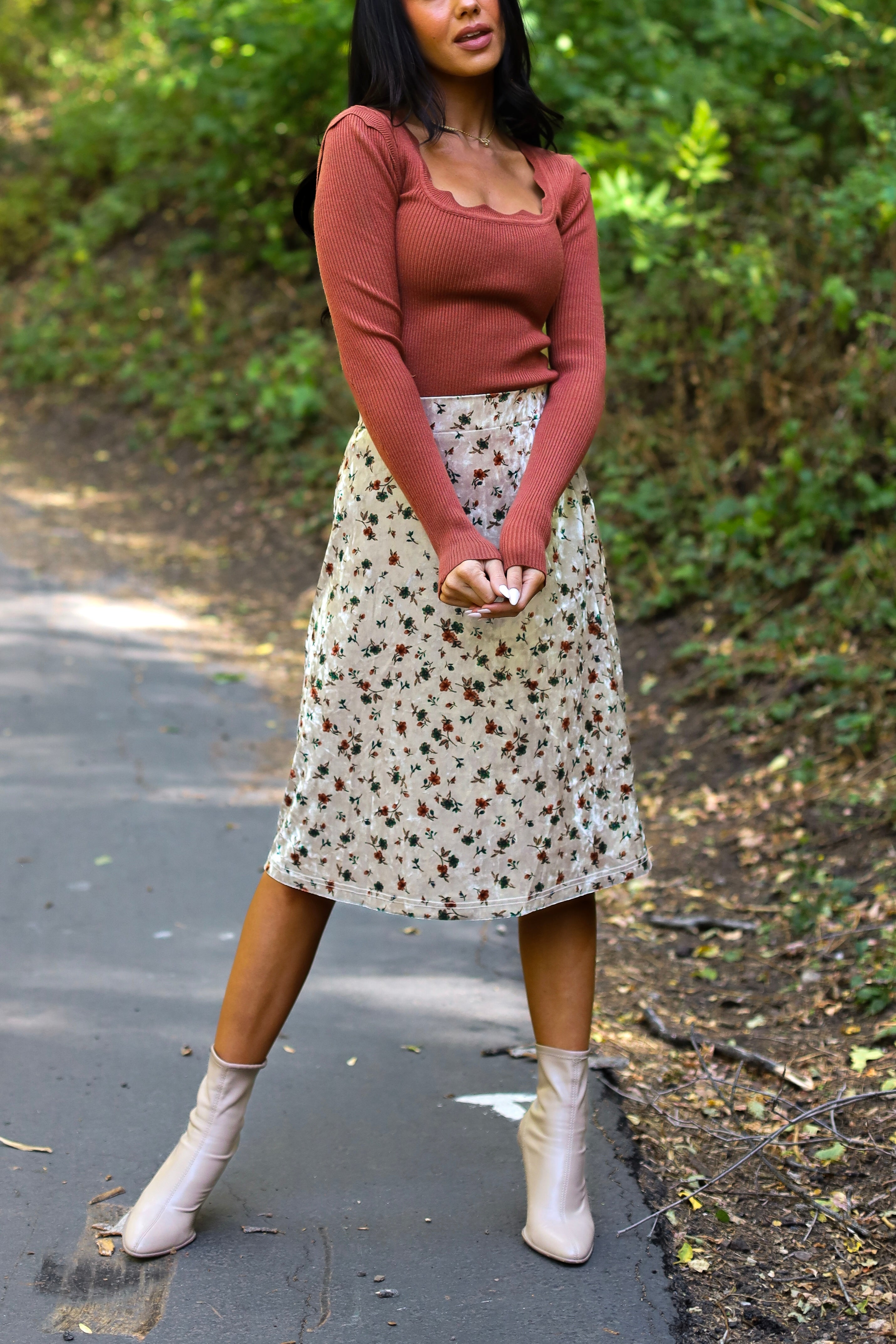 Love & Light A-line Skirt