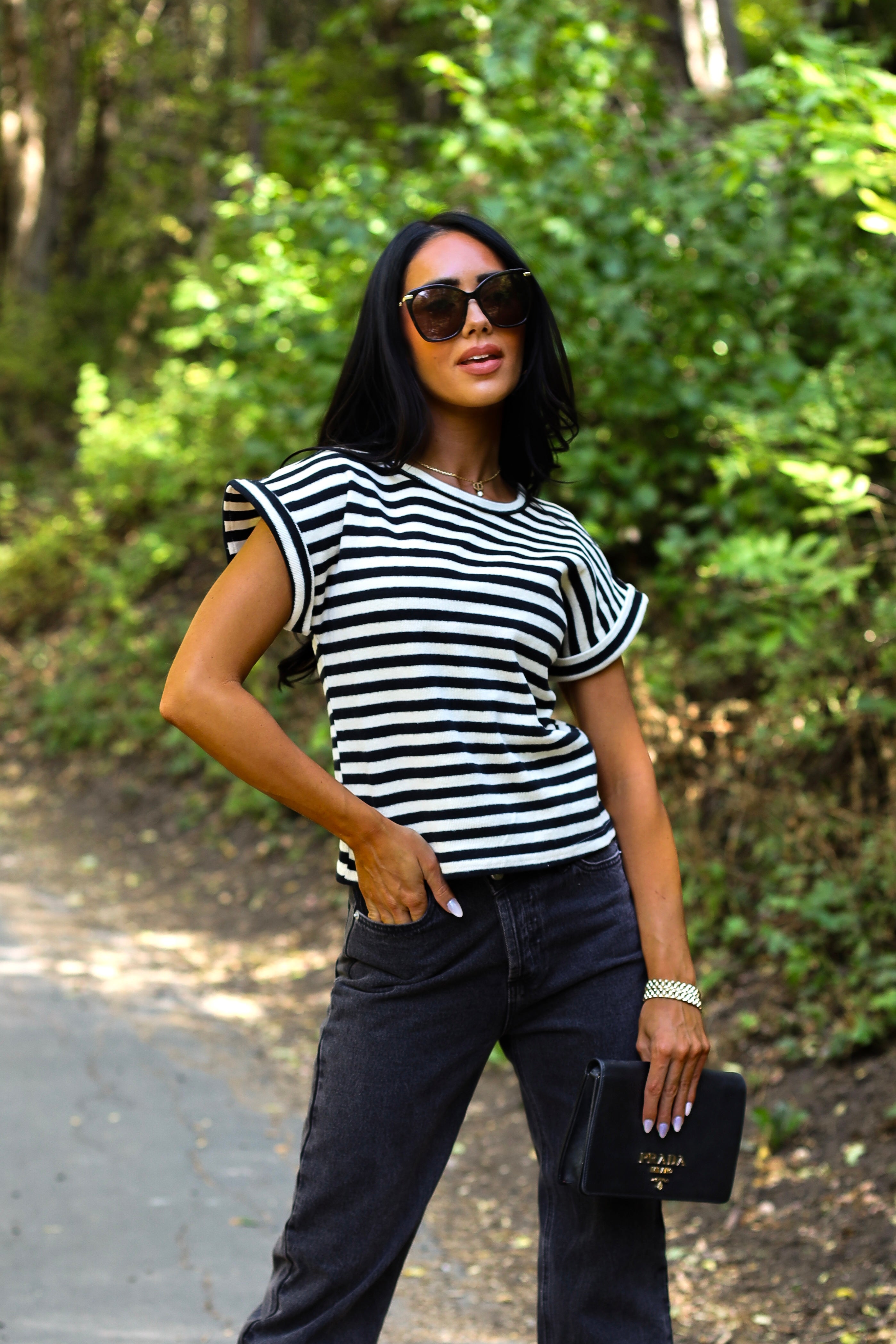 Good Vibes Boxy Knit Top