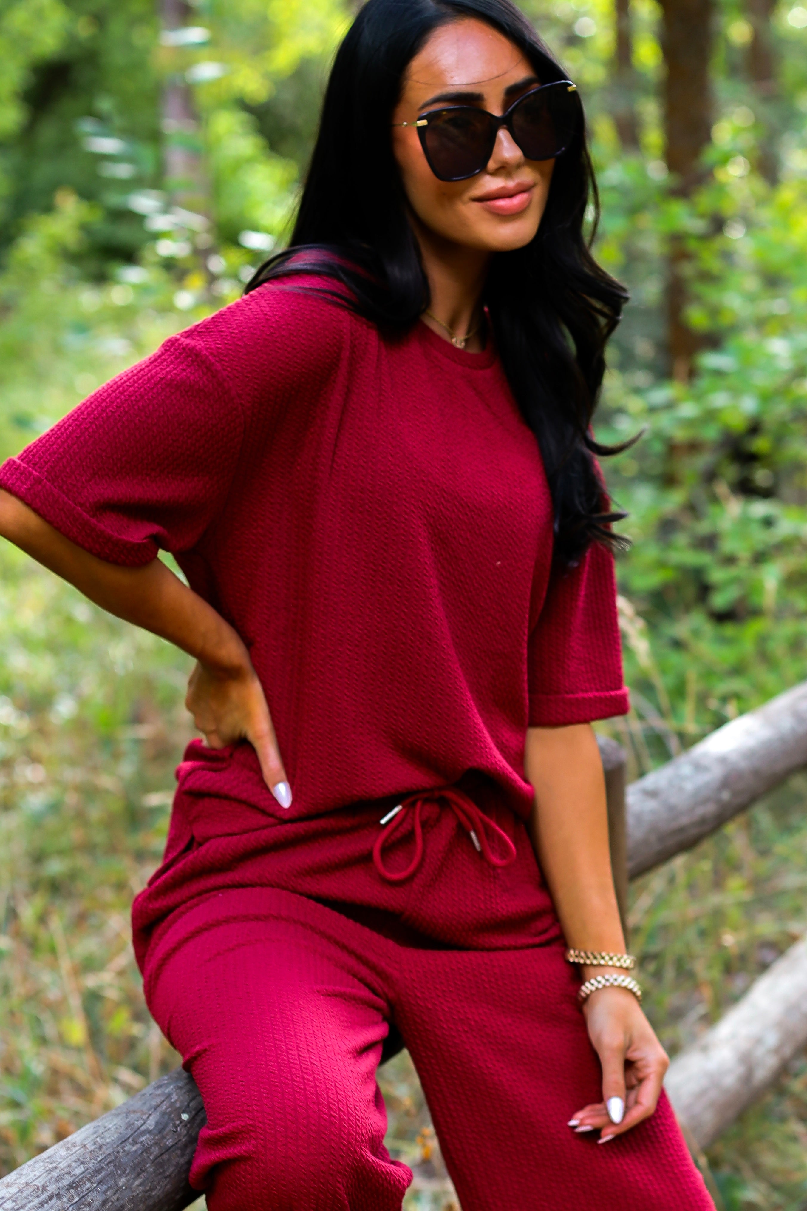 All That Class Textured Top