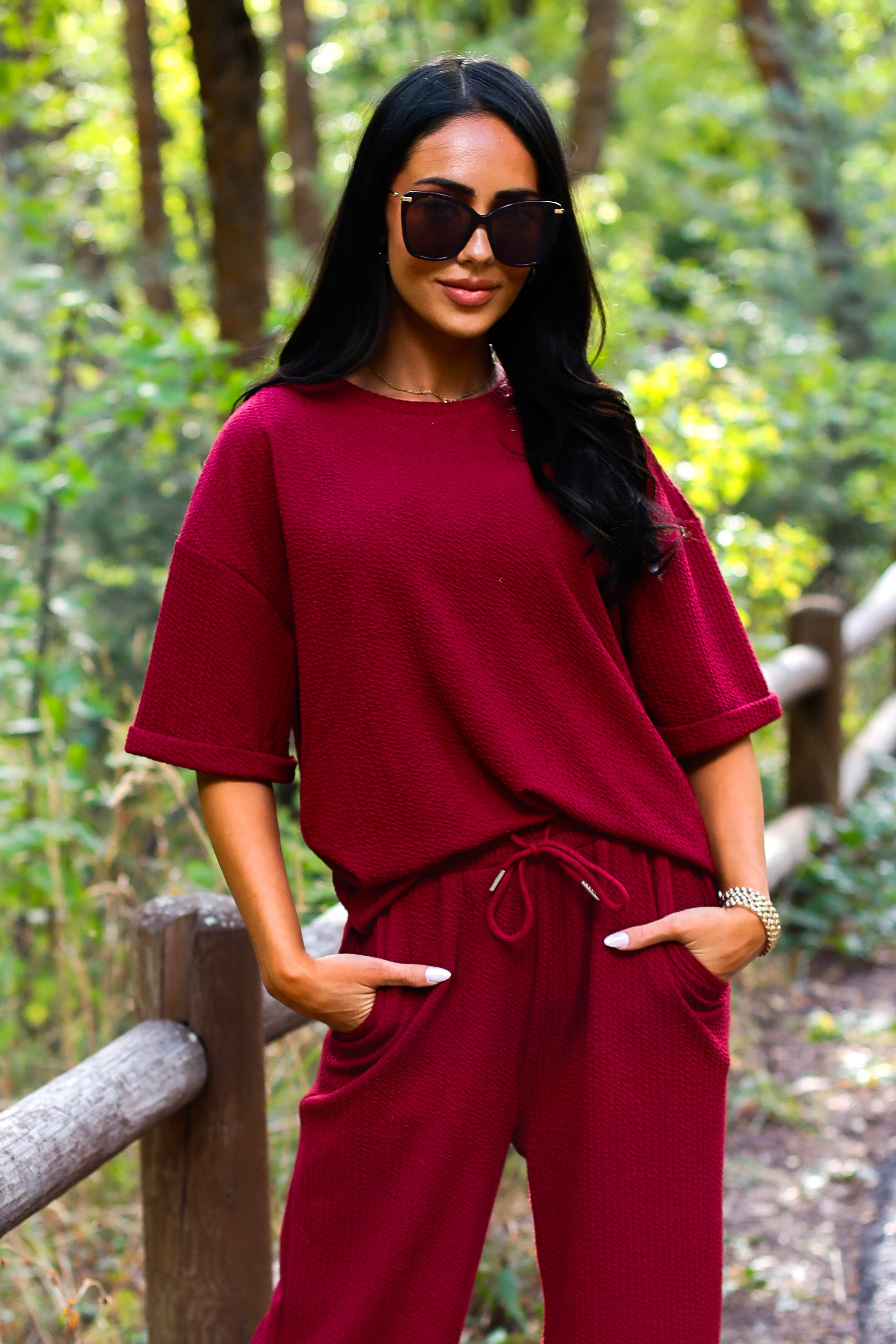 All That Class Textured Top