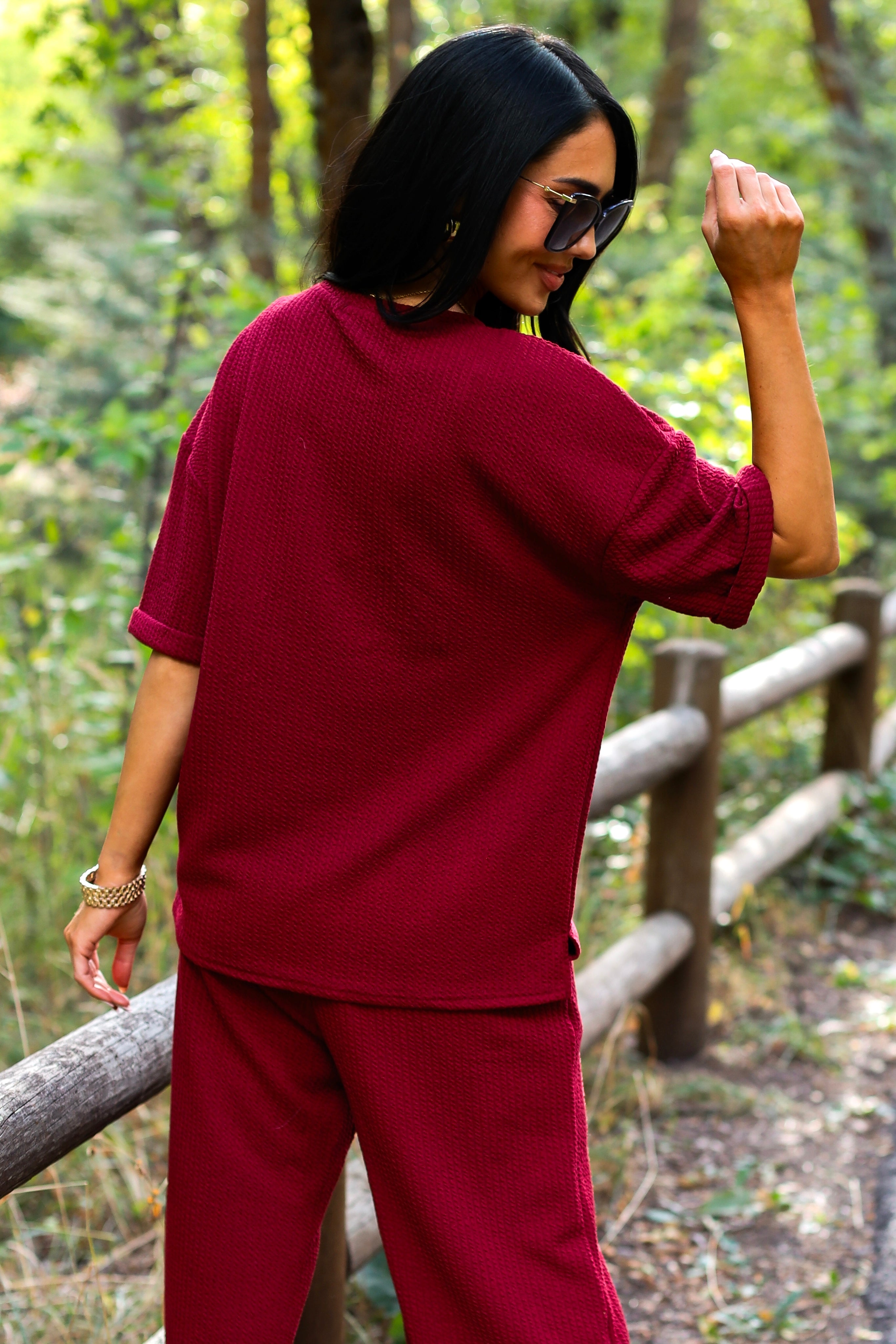 All That Class Textured Top