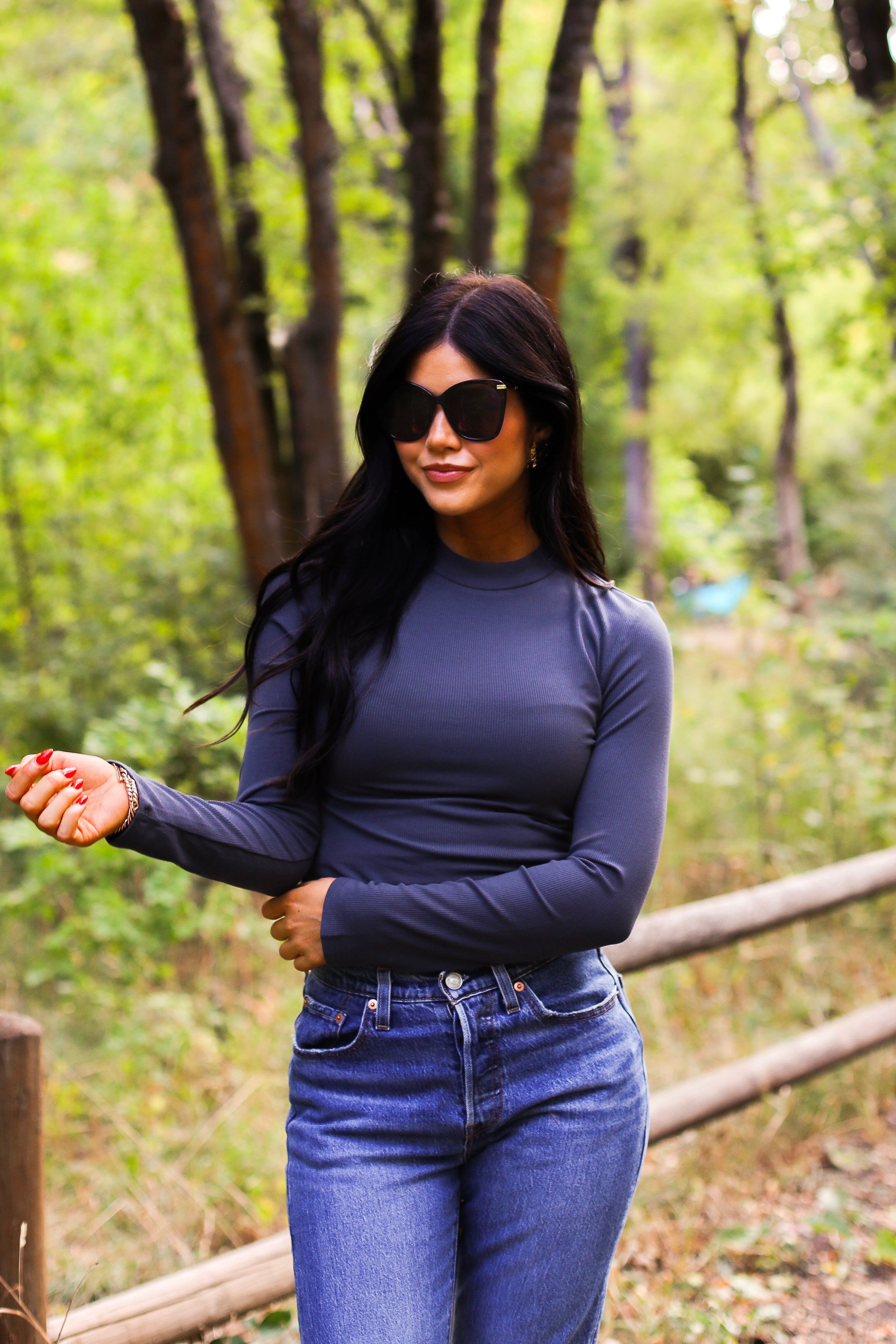 Love Is The Guide Mock Neck Tee