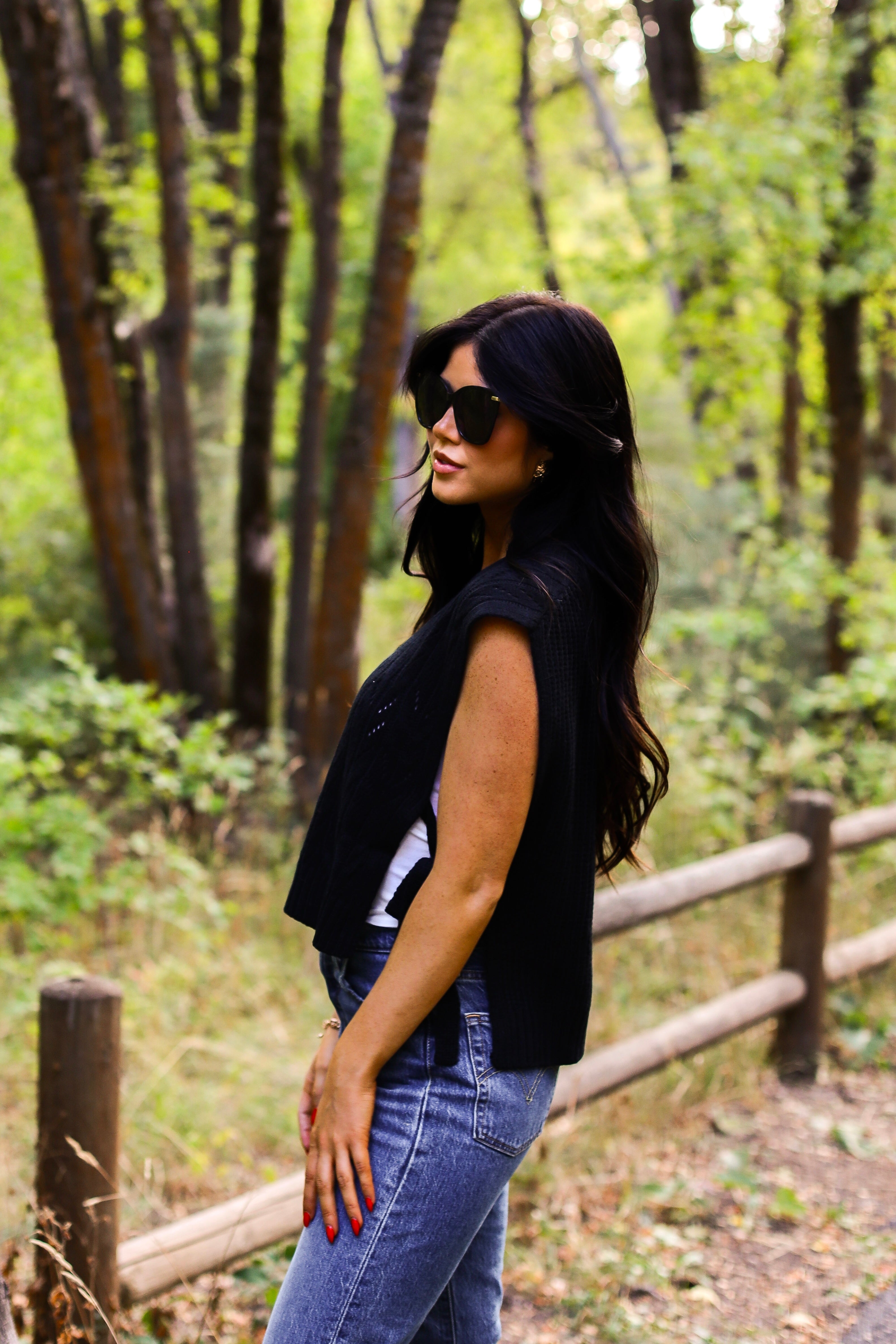 Cable Knit Sweater Vest