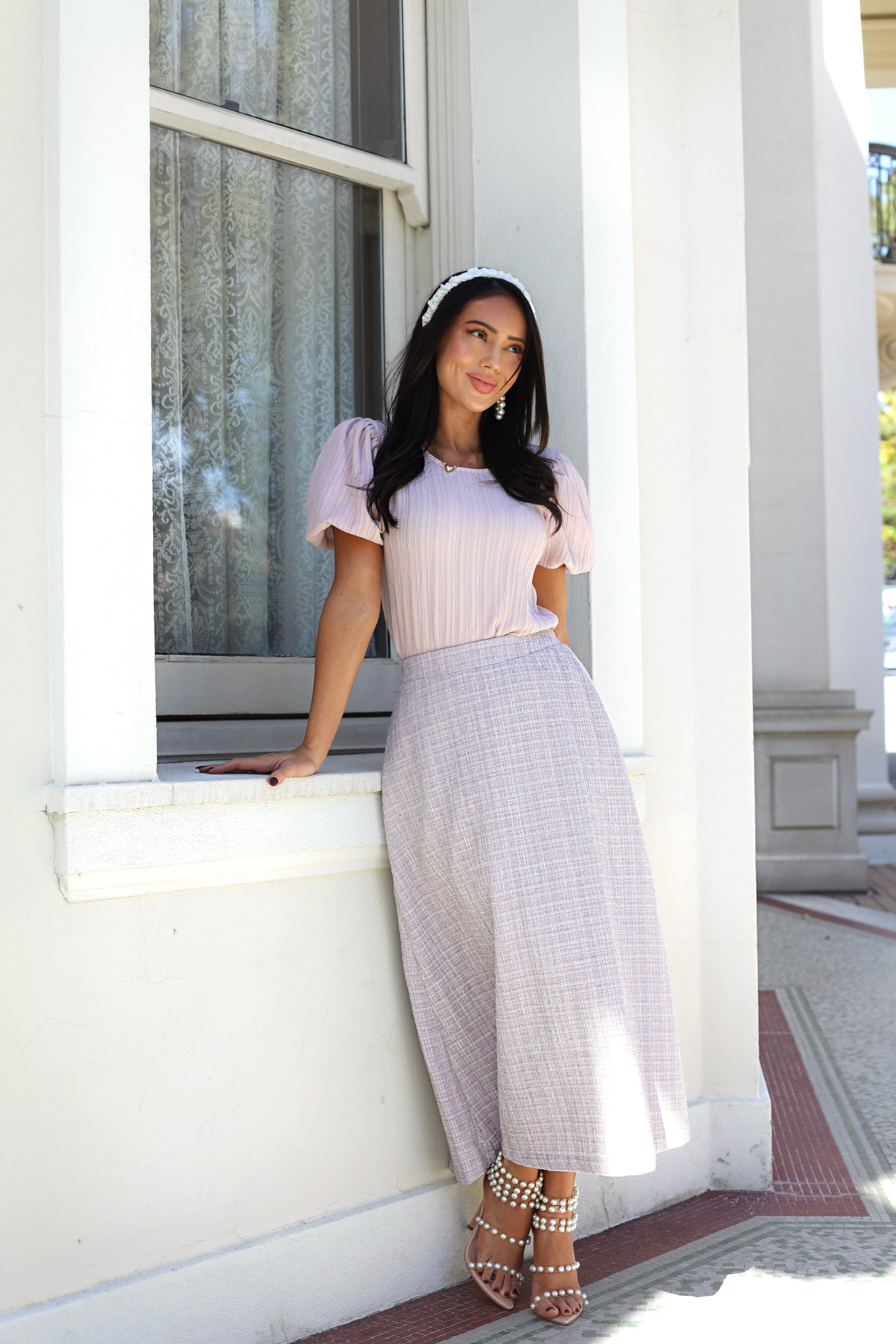 Steal My Heart A-Line Skirt Modest Dresses vendor-unknown 