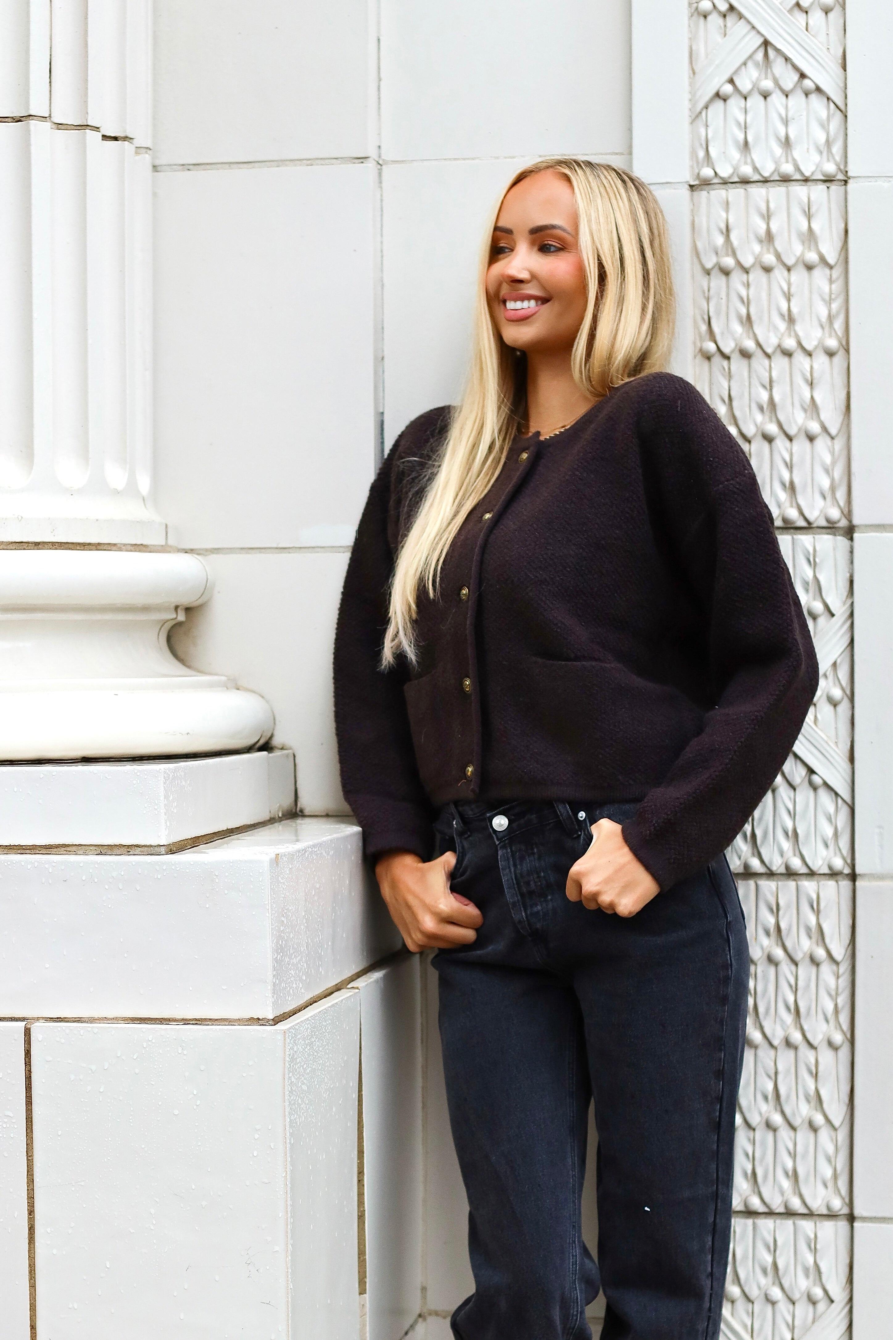 Stunner Button Front Cardi