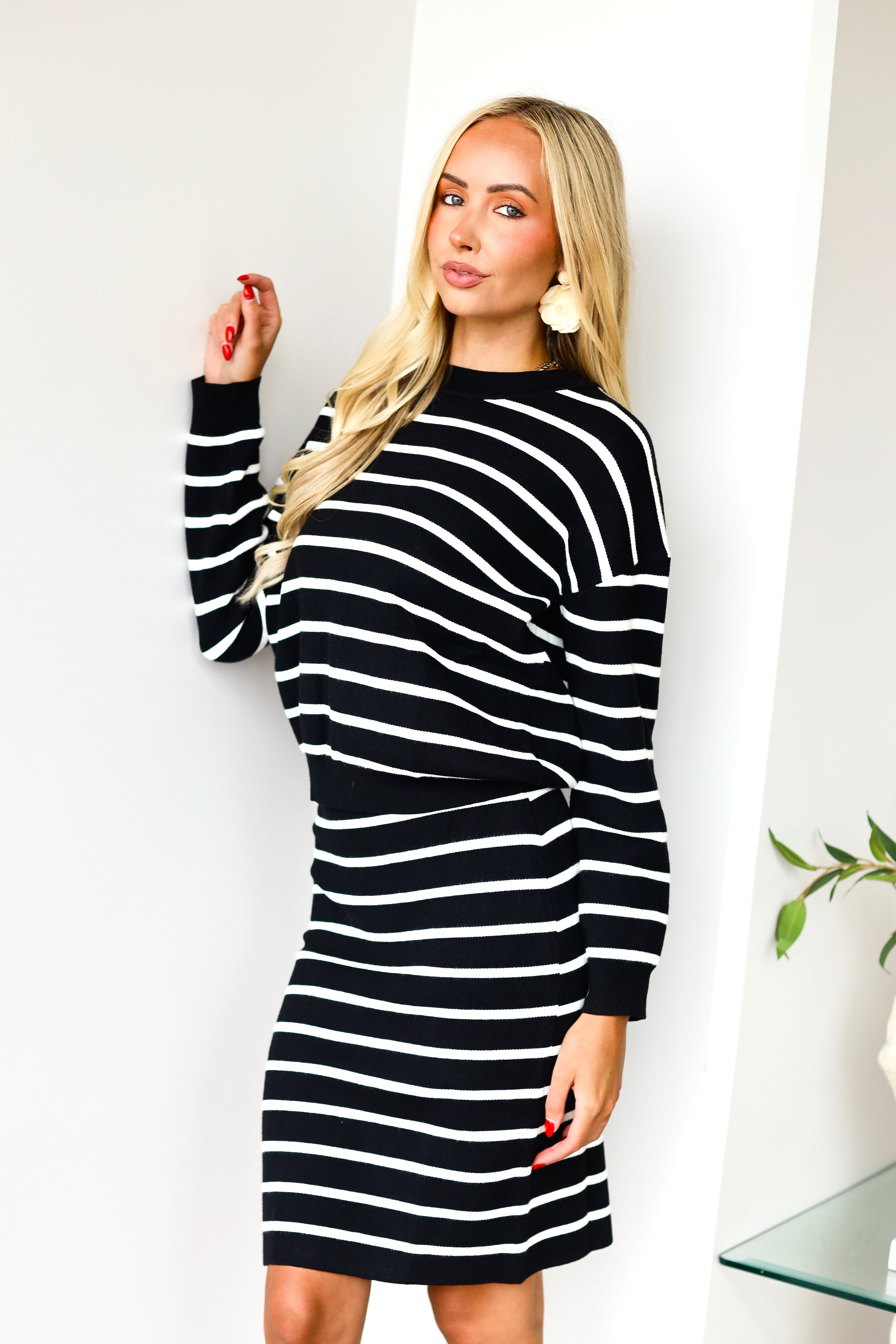 All Is Right Striped Sweater