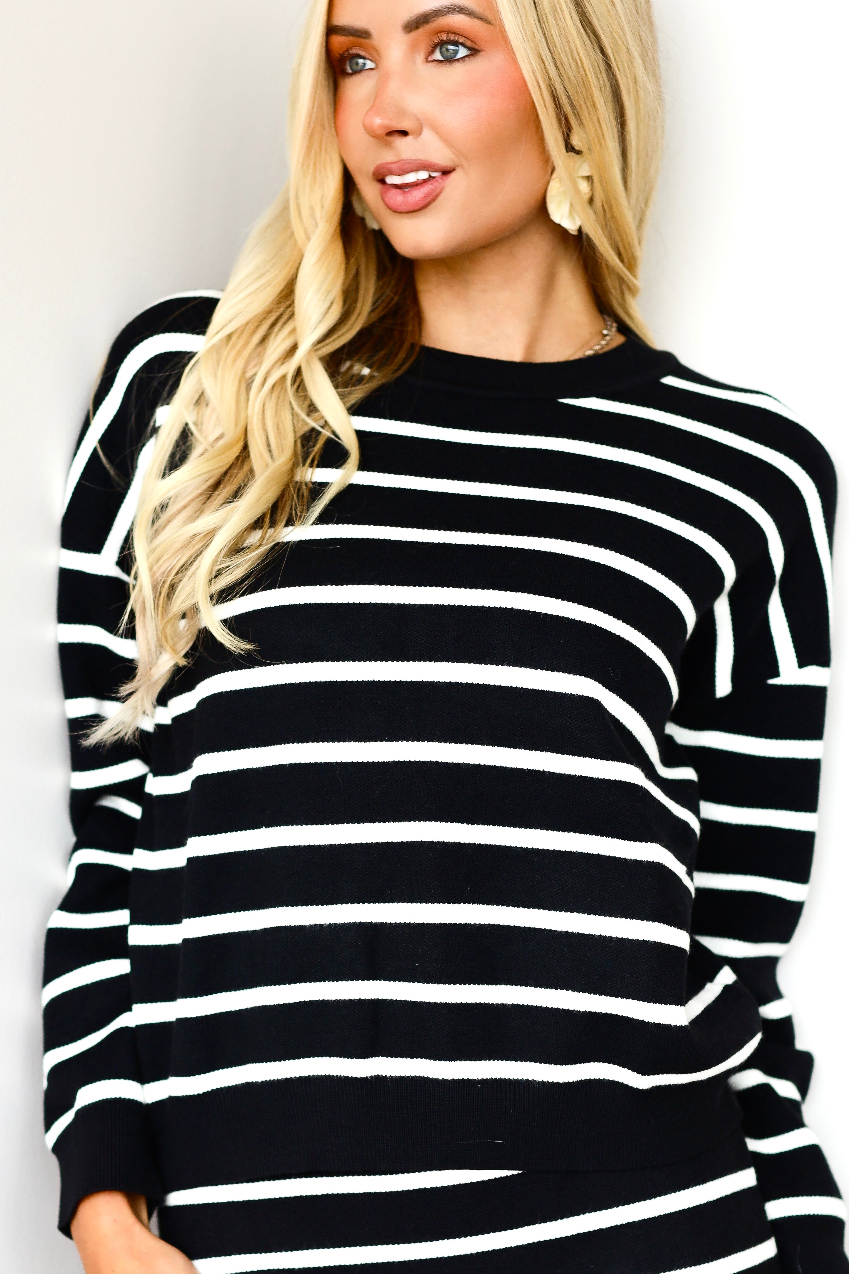 All Is Right Striped Sweater