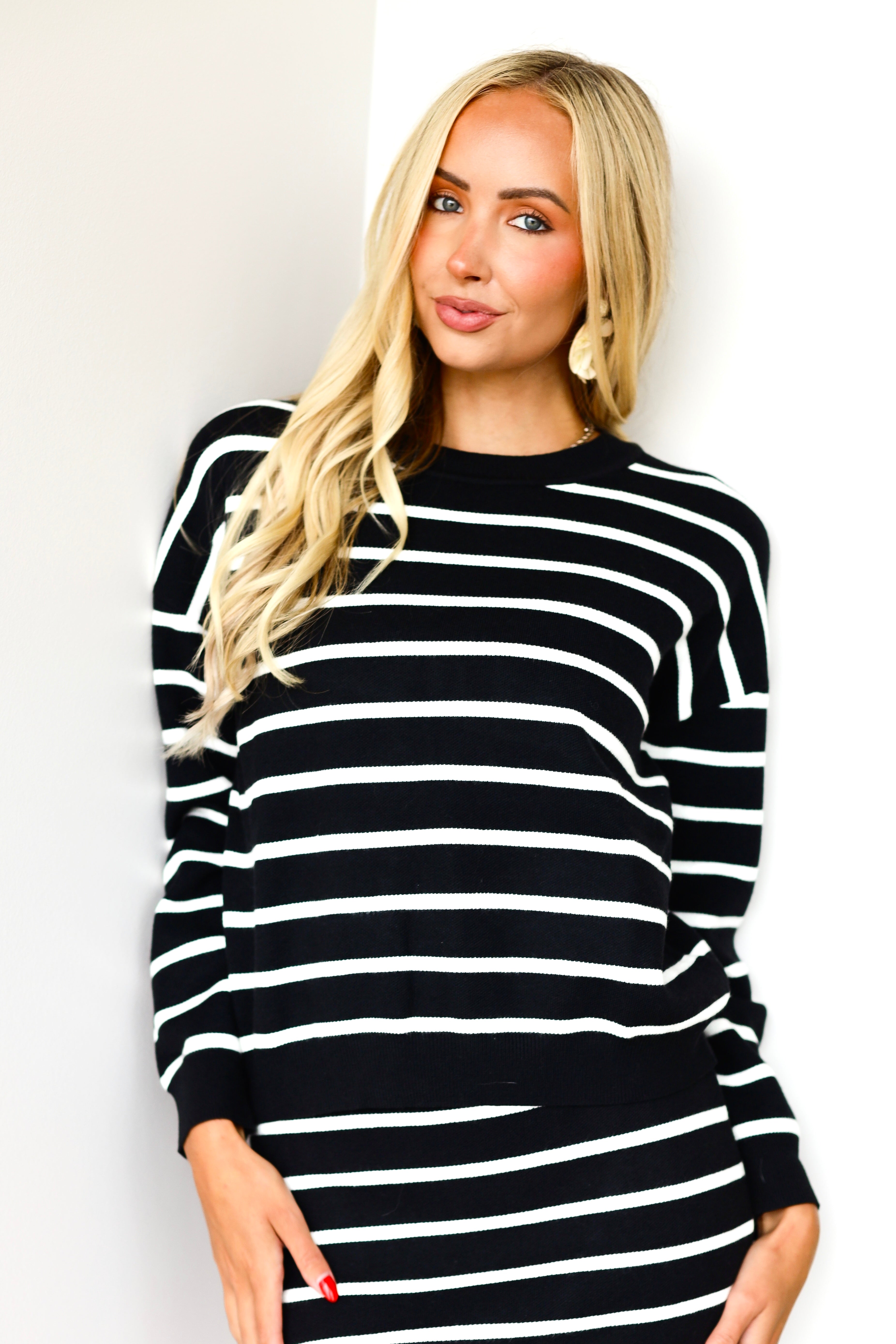 All Is Right Striped Sweater