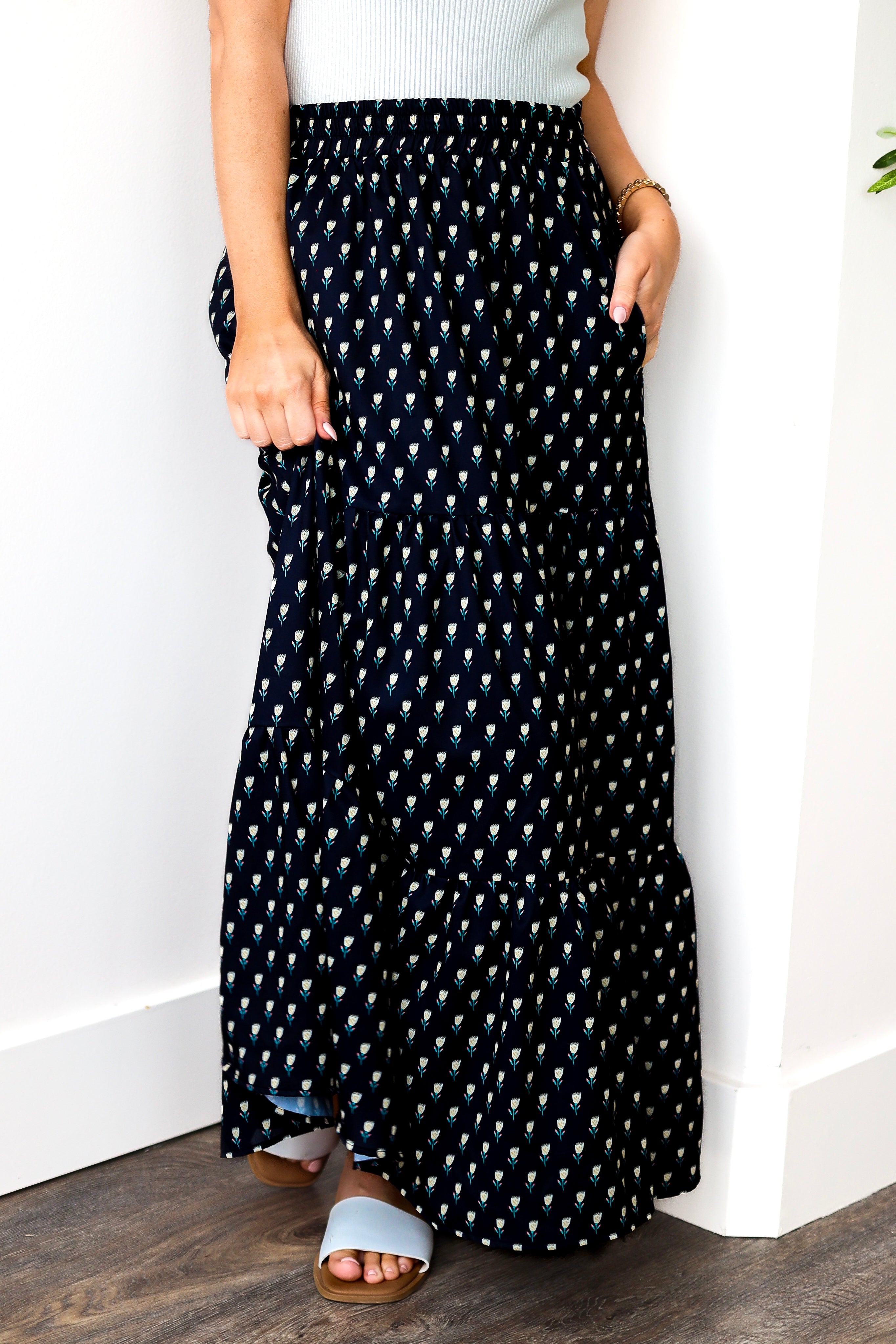 First Impressions Tiered Skirt