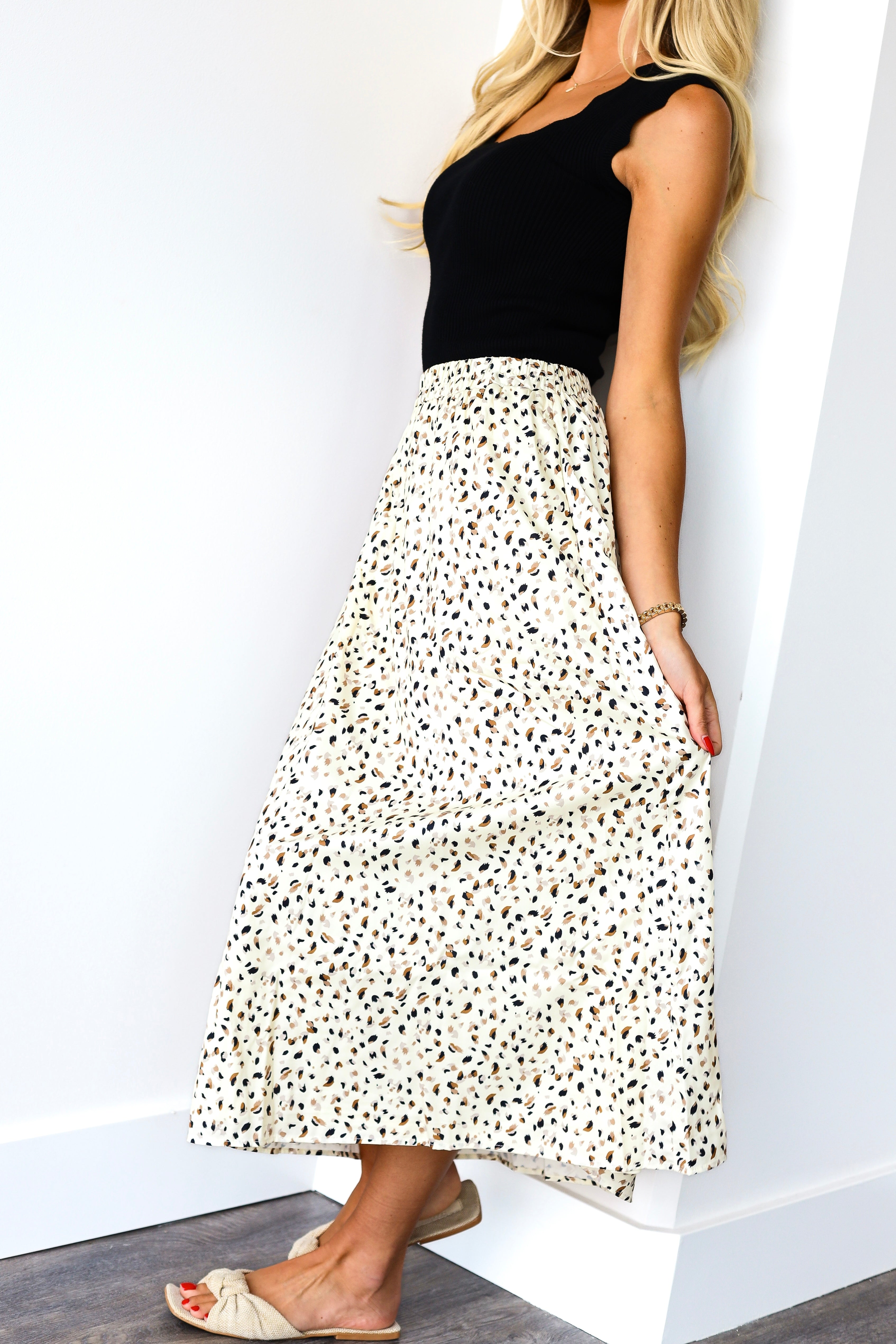 Falling For Love Modest Skirt