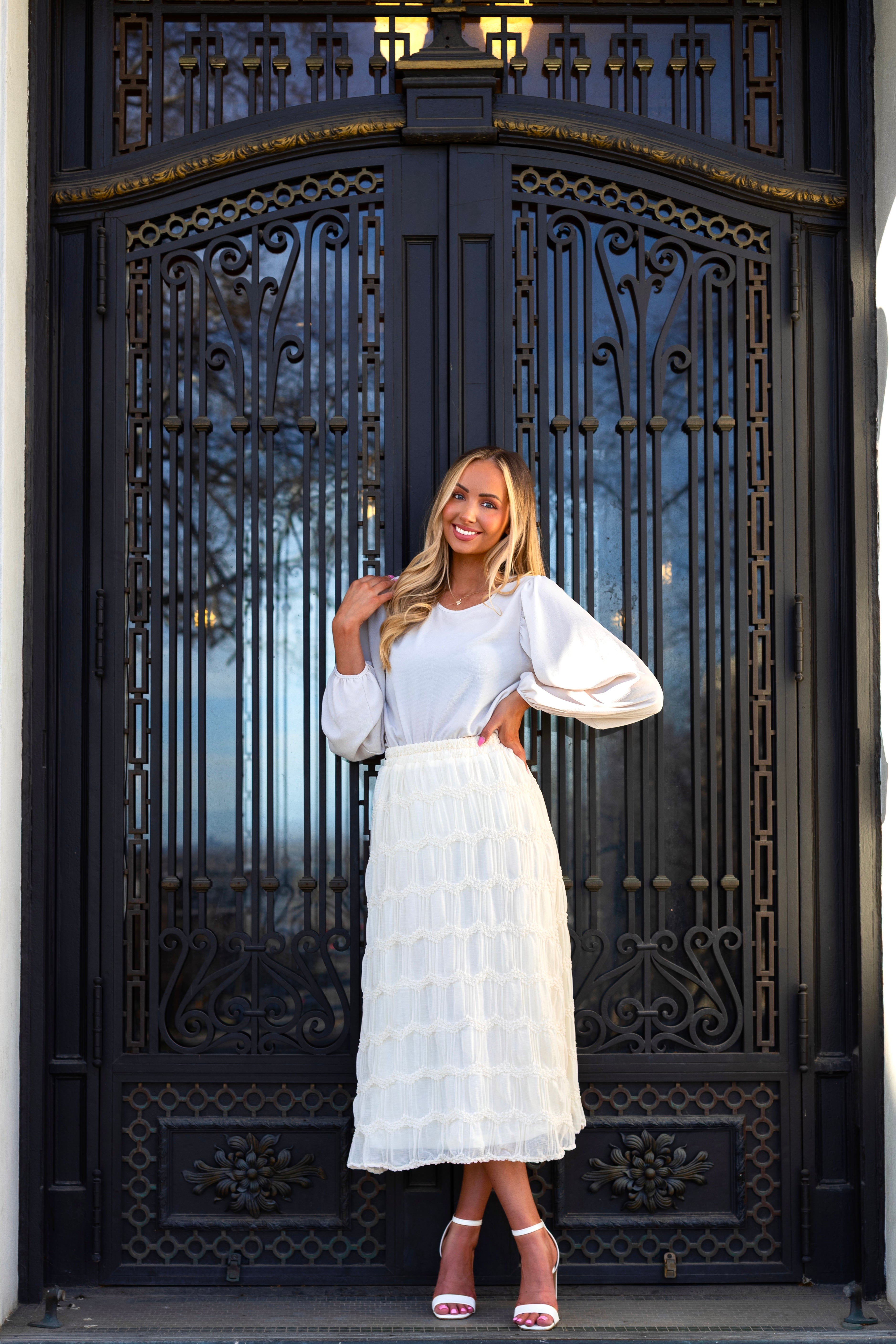 Falling For Love Modest Skirt