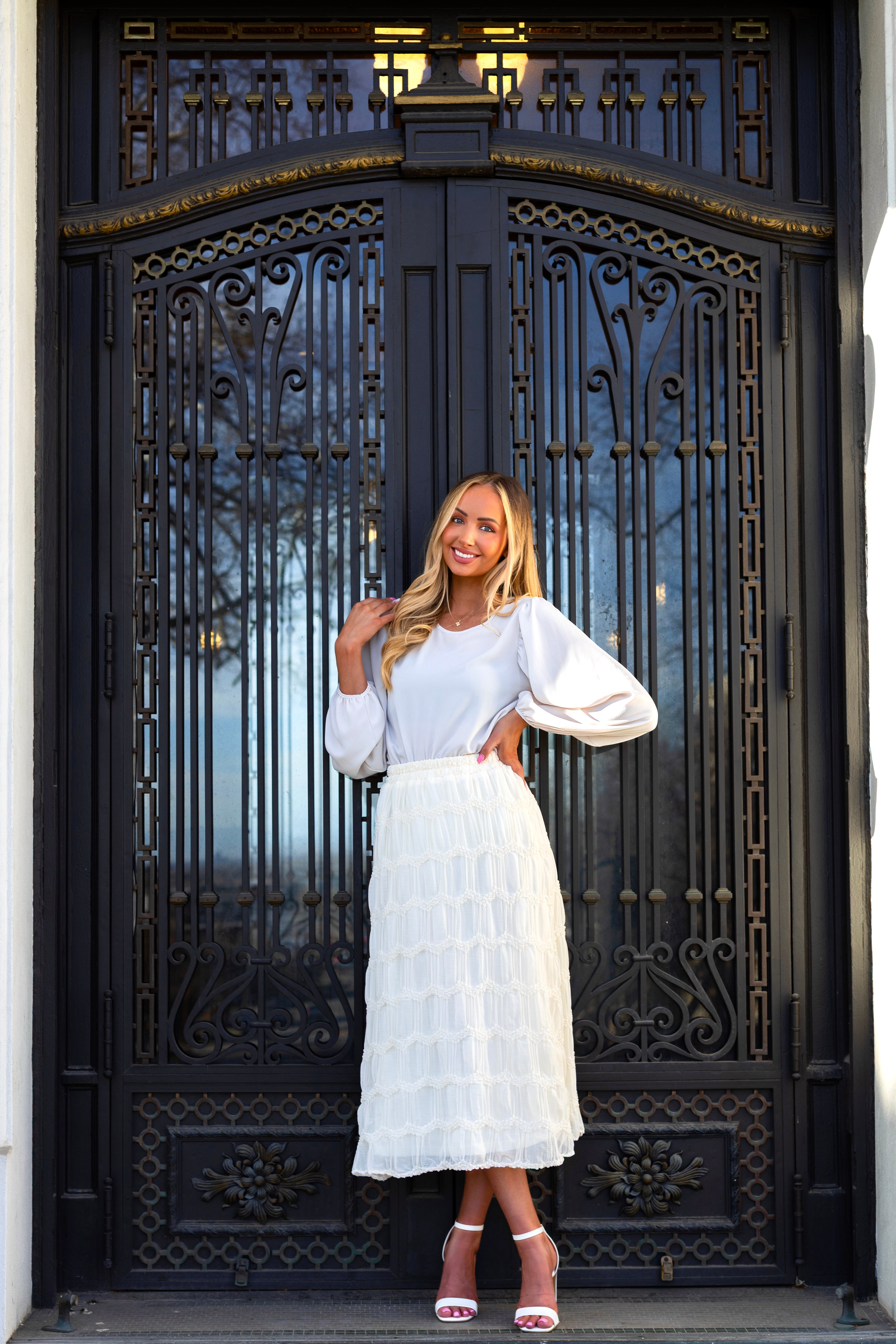 Falling For Love Modest Skirt