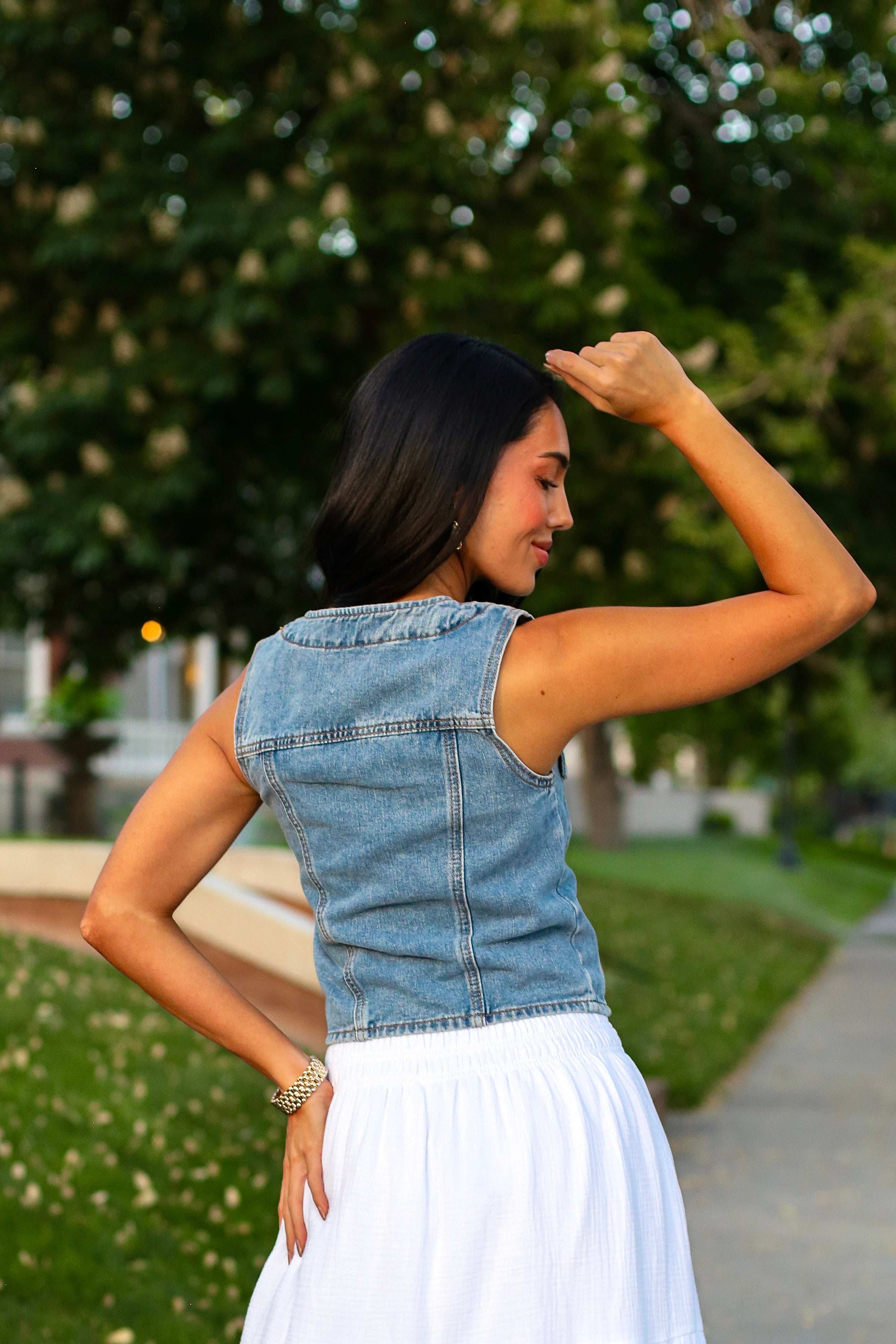 Feeling Breezy Denim Vest