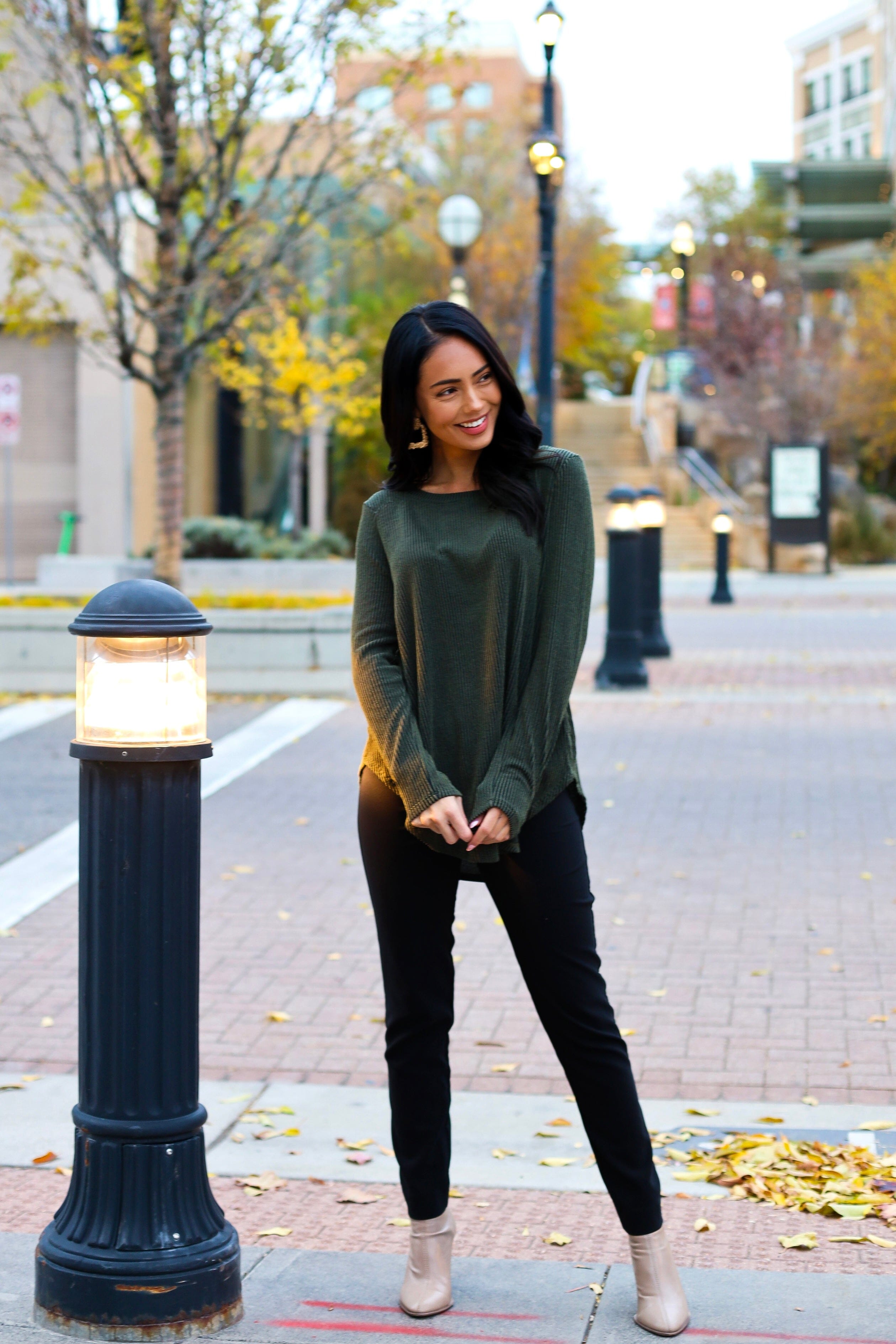 Go Be Merry Ribbed Top NeeSee's Dresses 