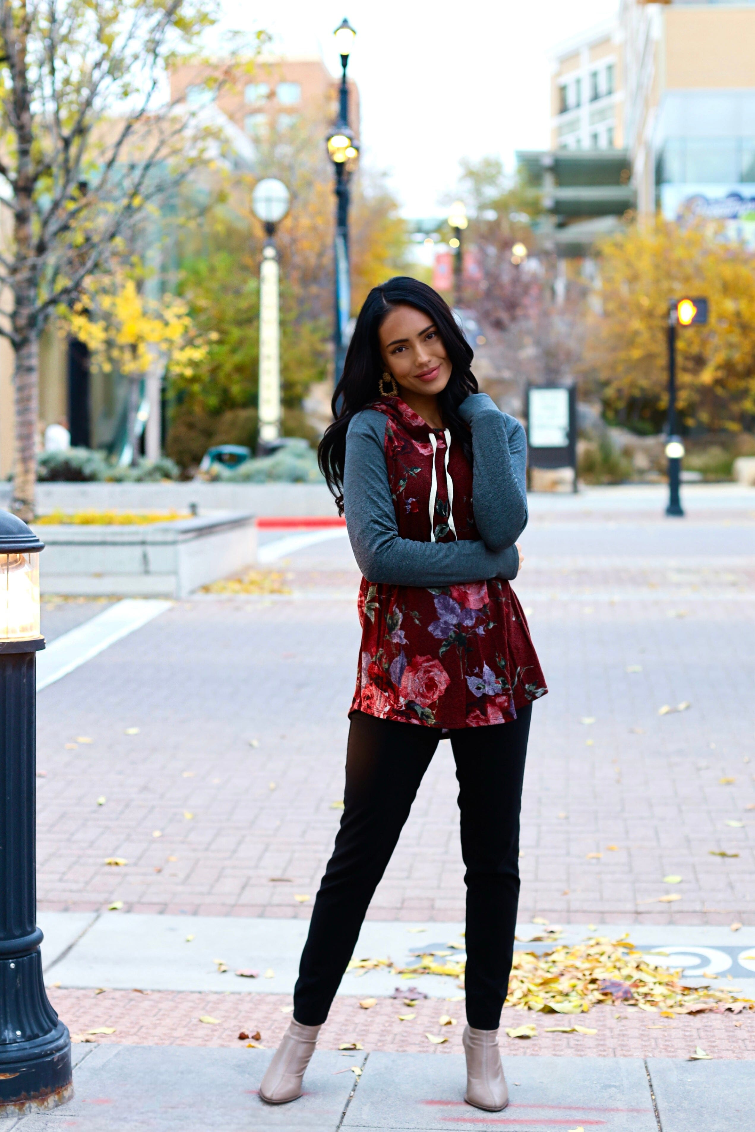 Time To Getaway Modest Hoodie Modest Dresses vendor-unknown 