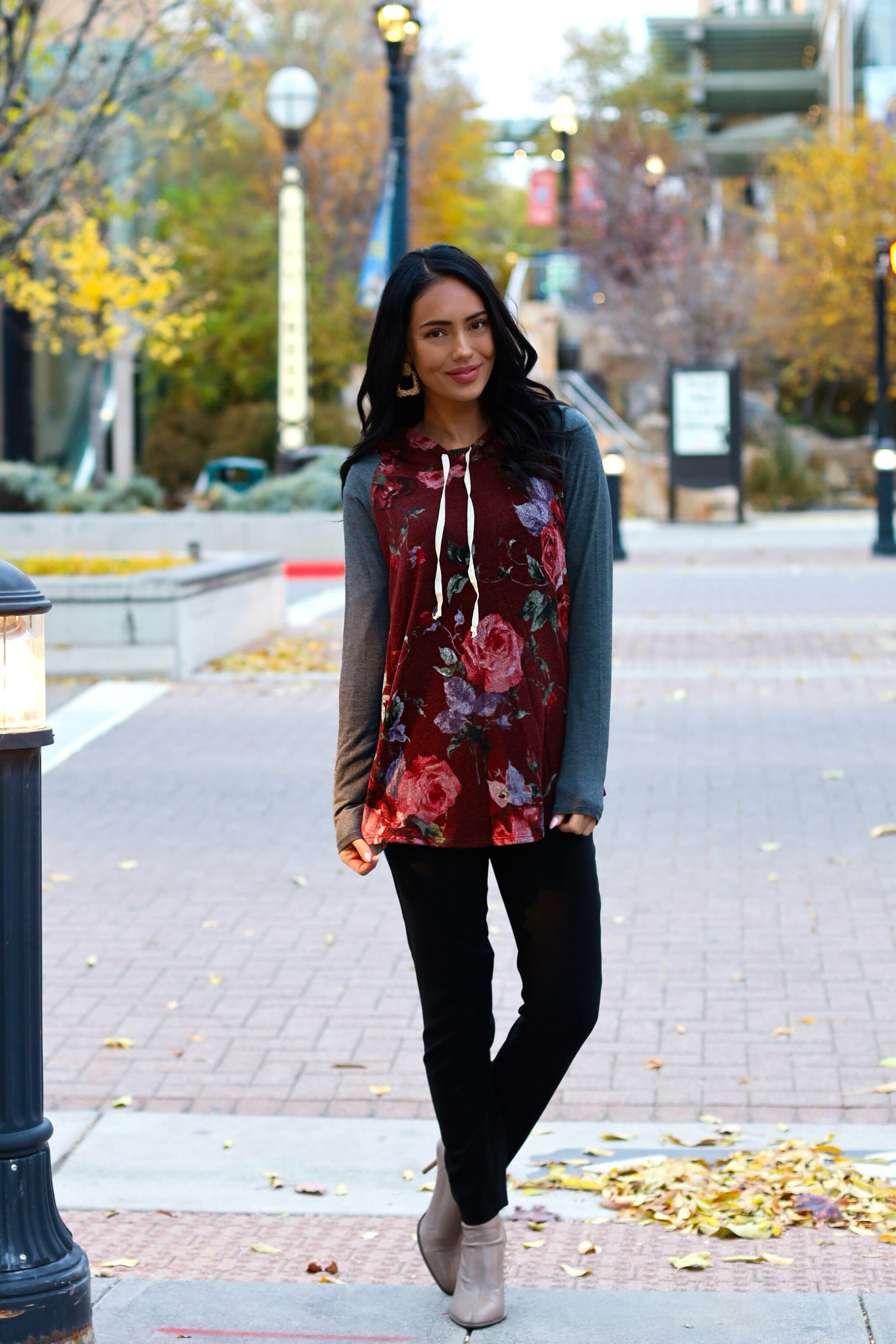 Time To Getaway Modest Hoodie Modest Dresses vendor-unknown 