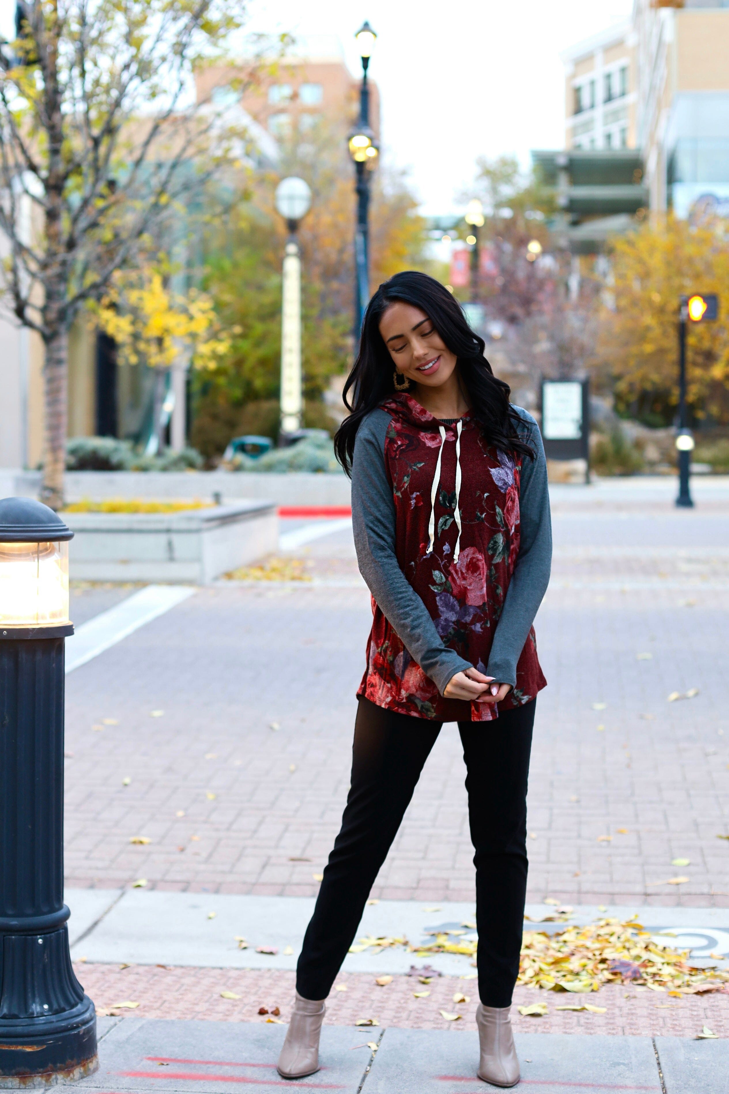 Time To Getaway Modest Hoodie Modest Dresses vendor-unknown 