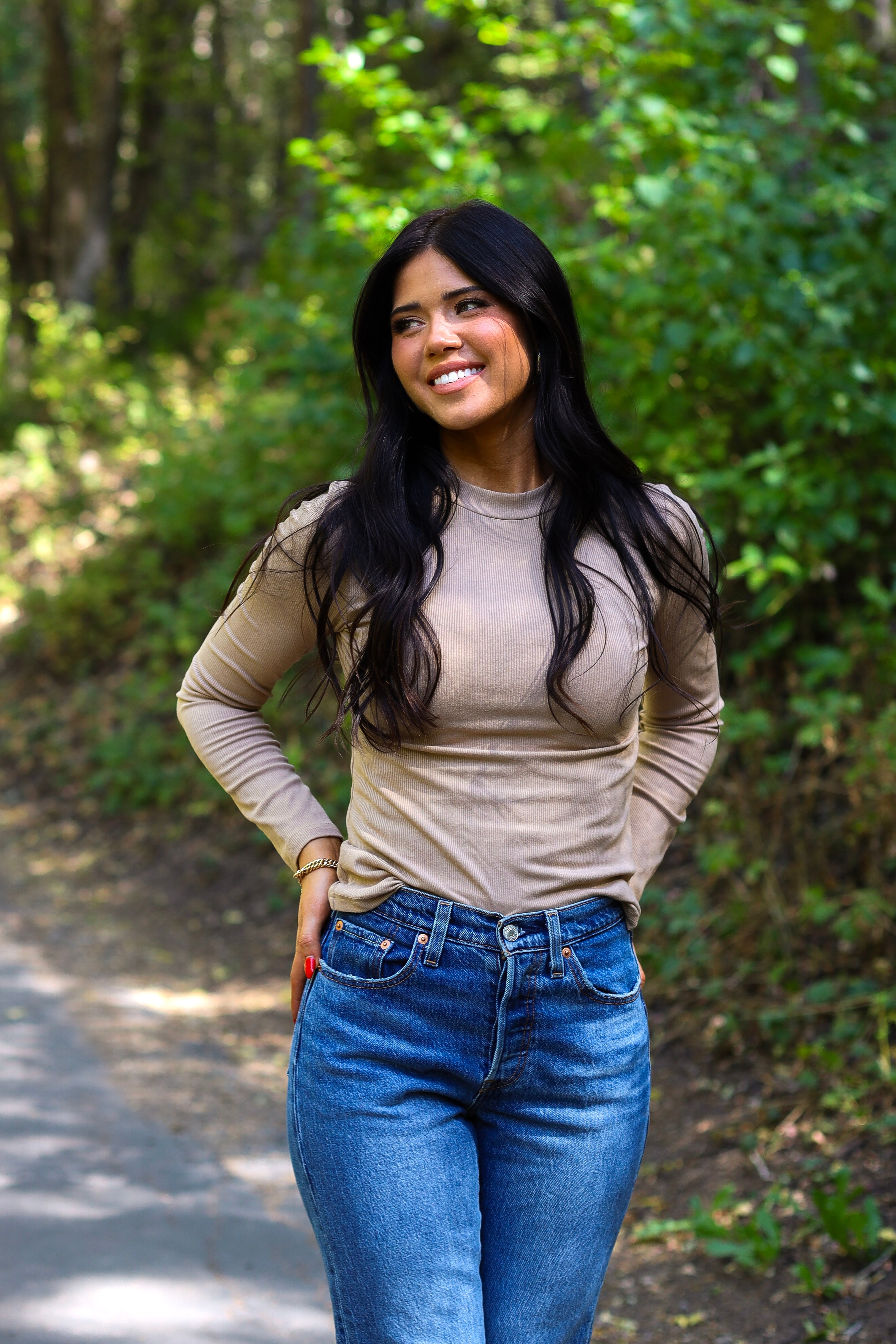 Love Is The Guide Mock Neck Tee