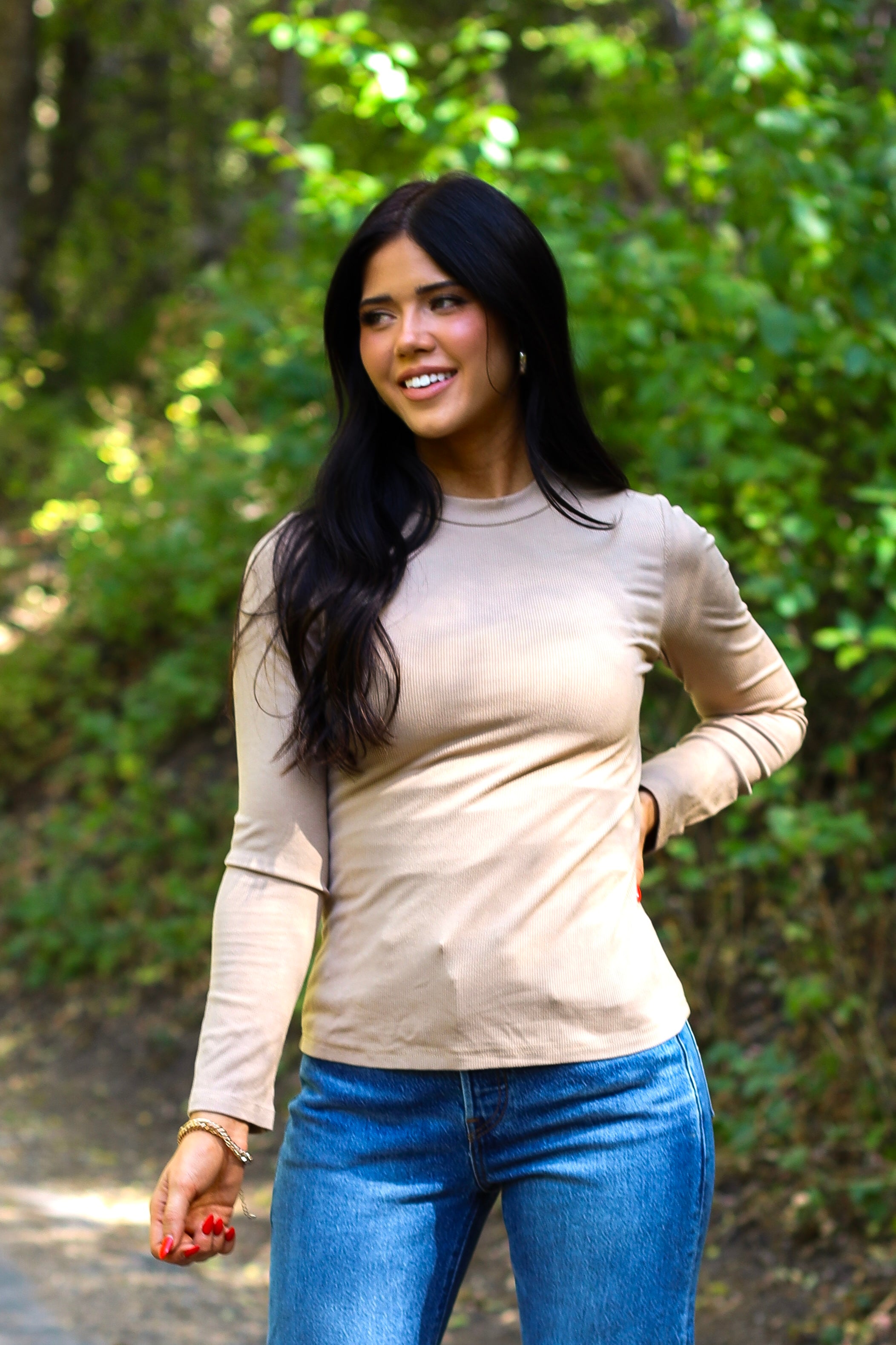 Love Is The Guide Mock Neck Tee