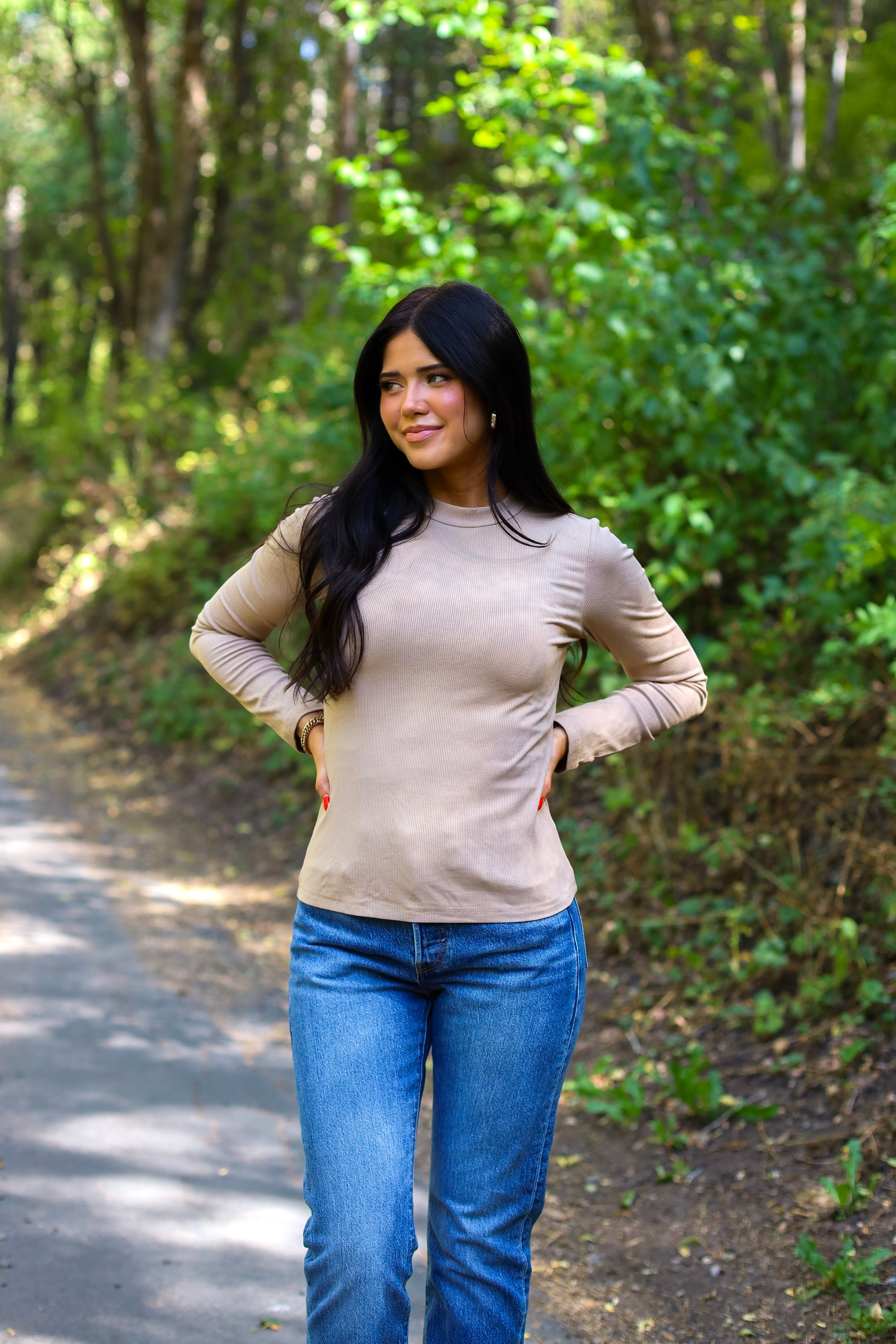 Love Is The Guide Mock Neck Tee