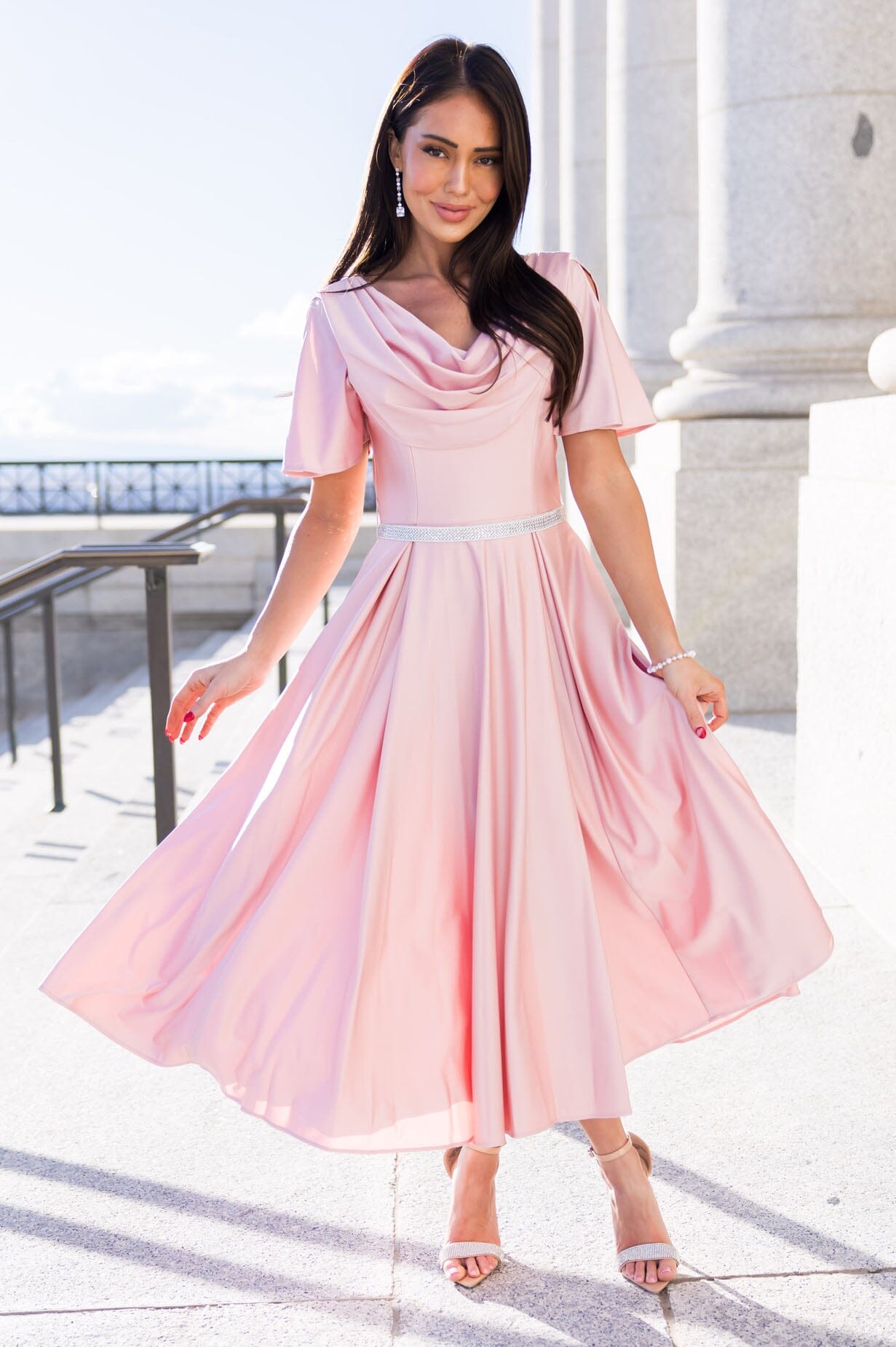 The Eden Modest Floral Maxi Dress