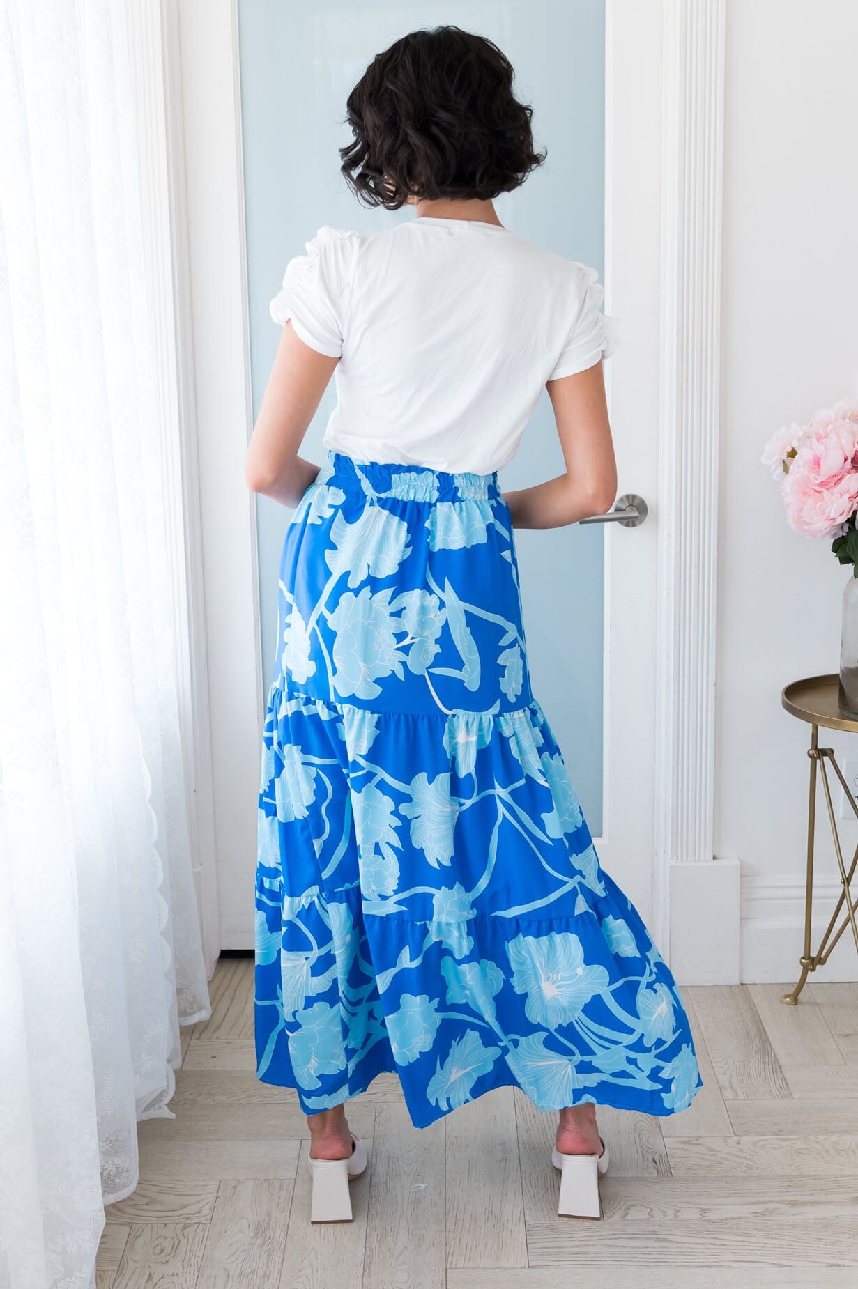 Blue Skies Maxi Skirt Modest Dresses vendor-unknown 