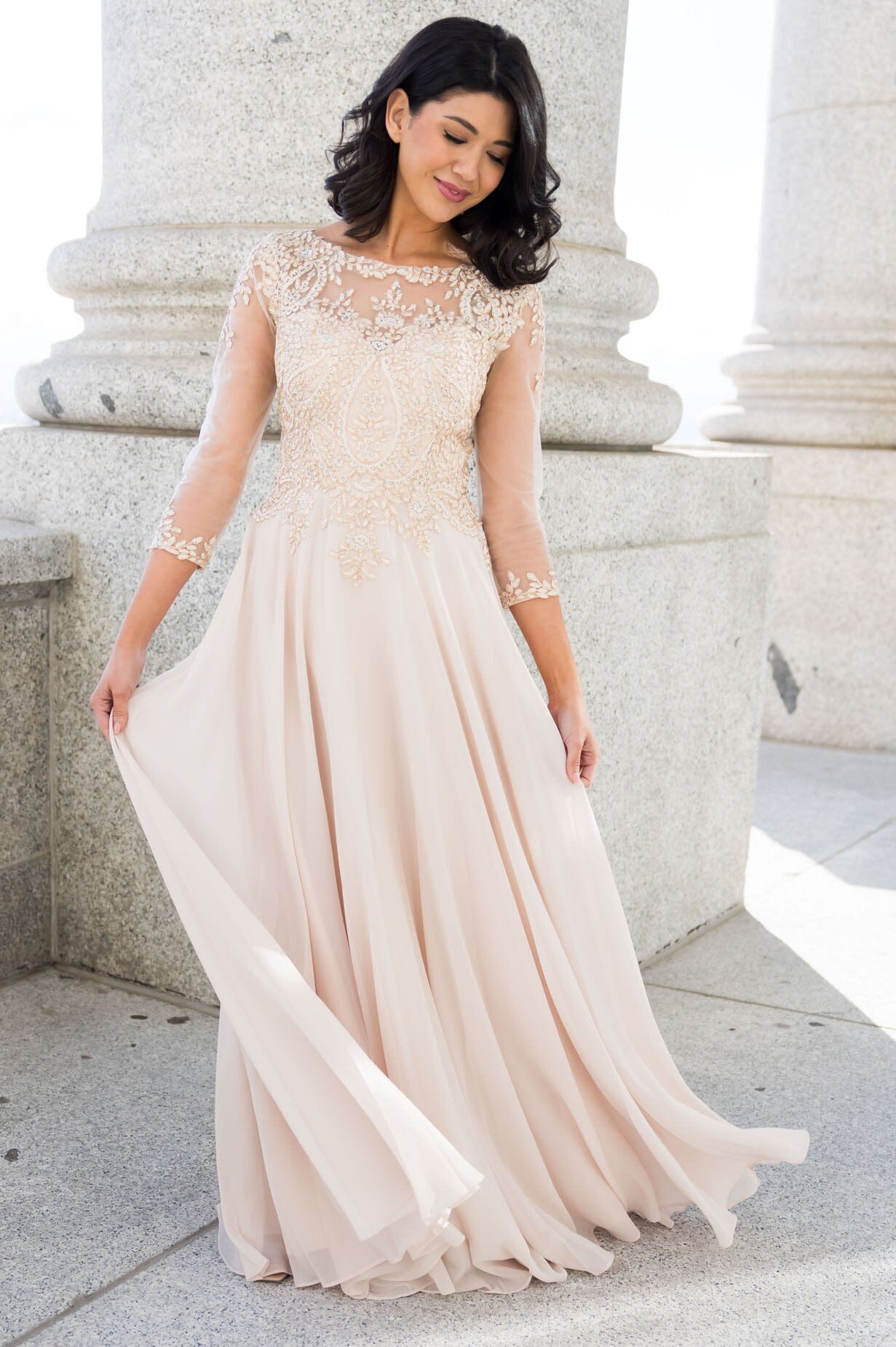 The Aurora Modest Dresses vendor-unknown 